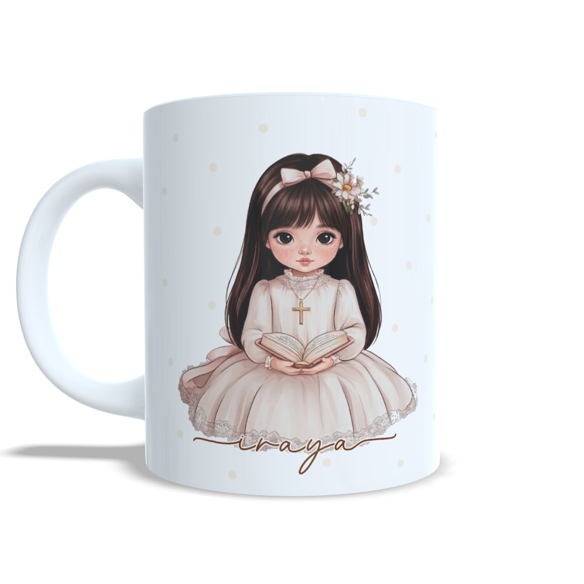Taza personalizada comunión niña varios modelos - 9