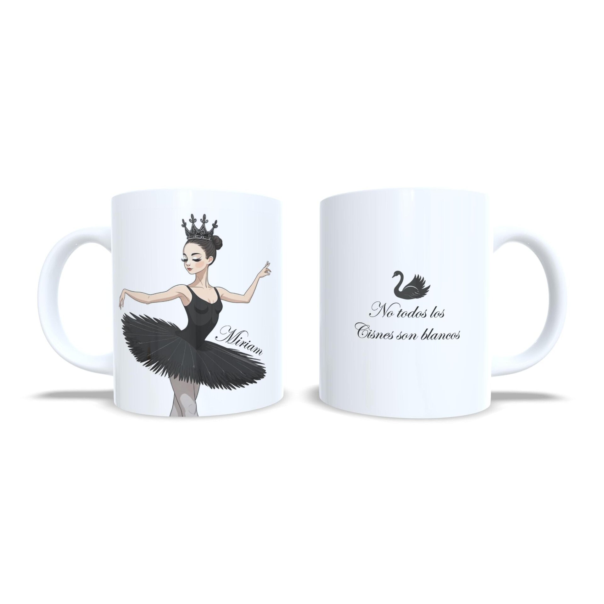 Taza personalizada regalo de Ballet para bailarinas inspirado Lago de los Cisnes - 6
