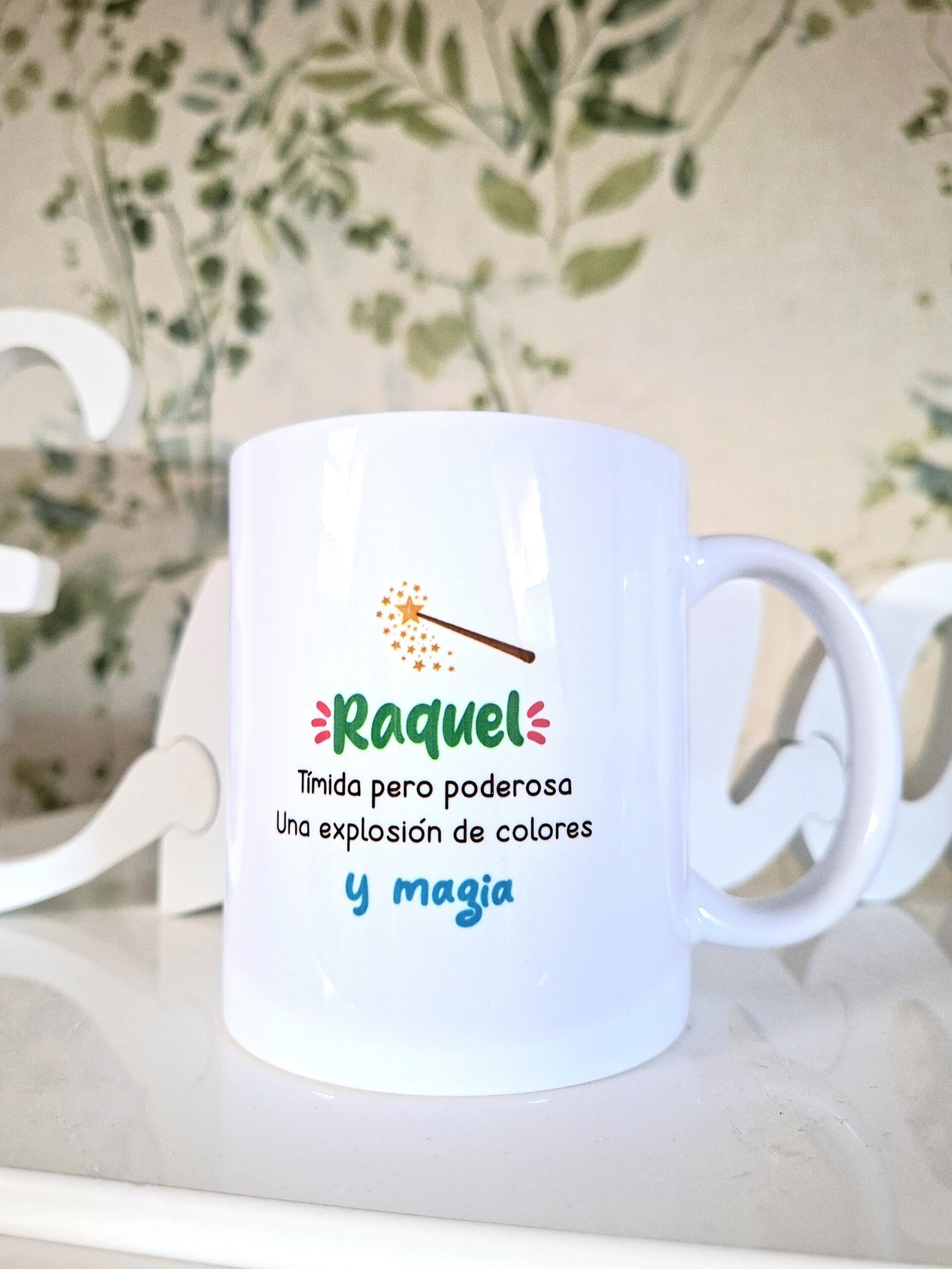 Taza personalizada Hada Colorhada colorada timidez Regalos Enna Blues - 10