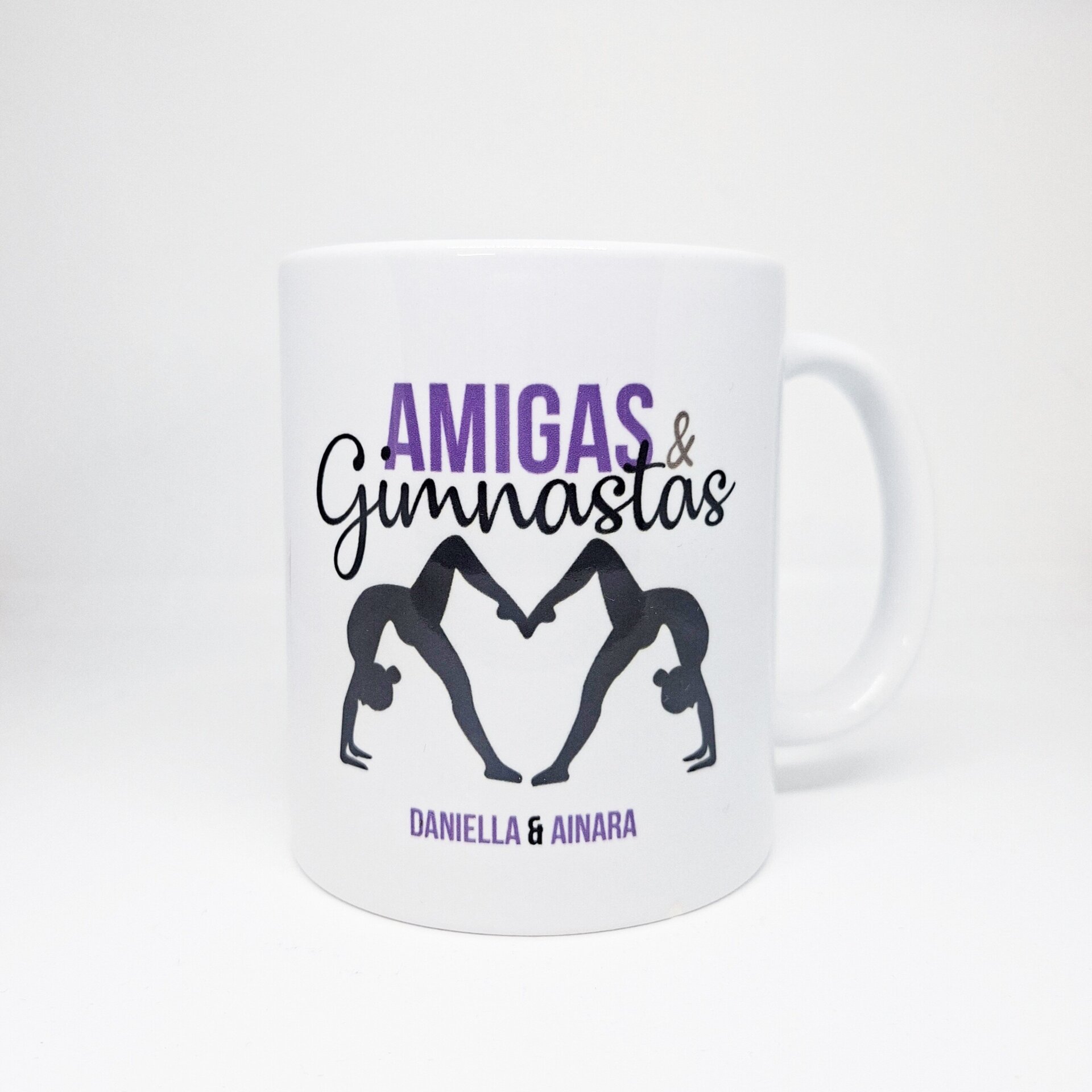Taza personalizada Gimnasia Amigas y Gimnastas Enna Blues - 3