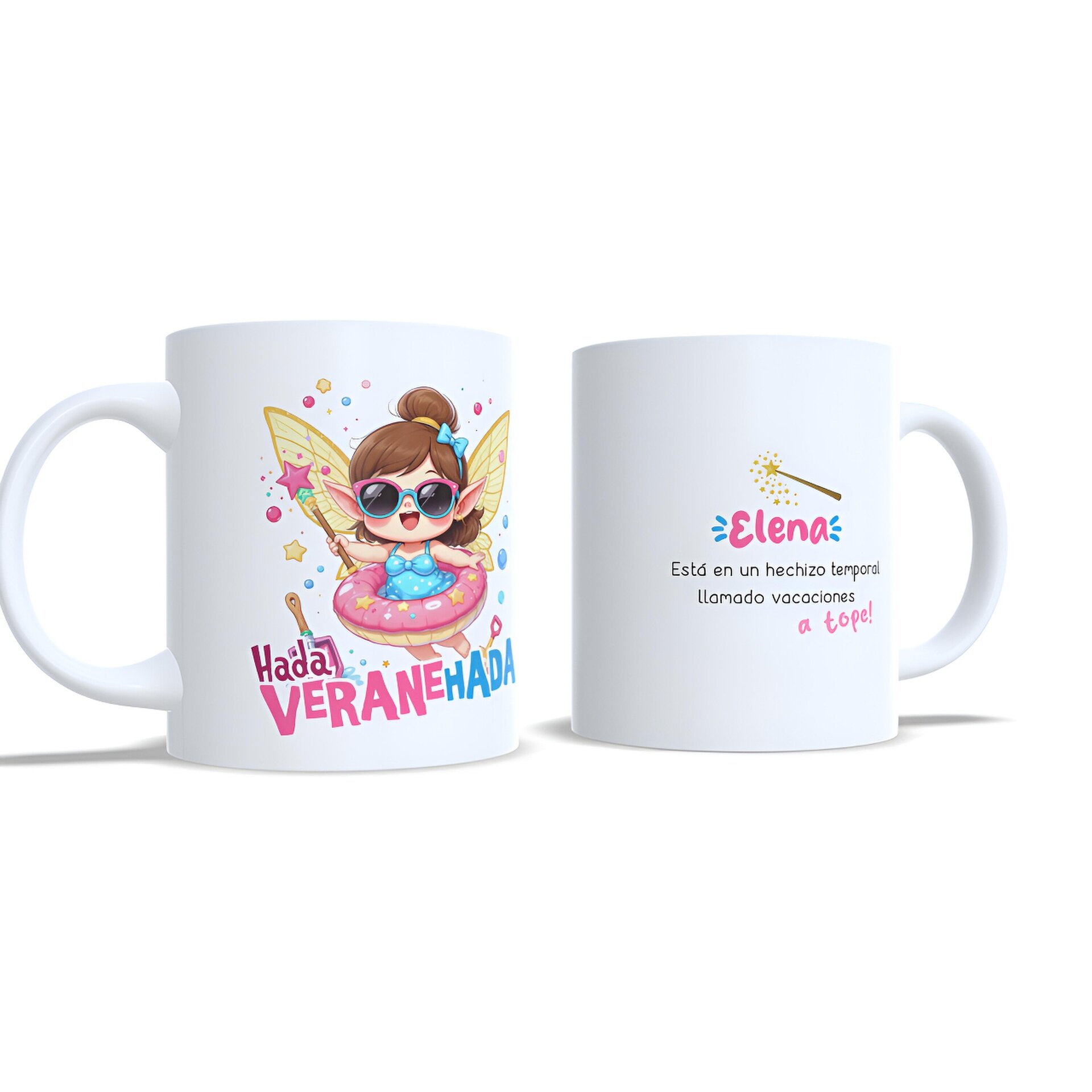 Taza personalizada Hada Veraneada Veranehada vacaciones verano Enna Blues - 2