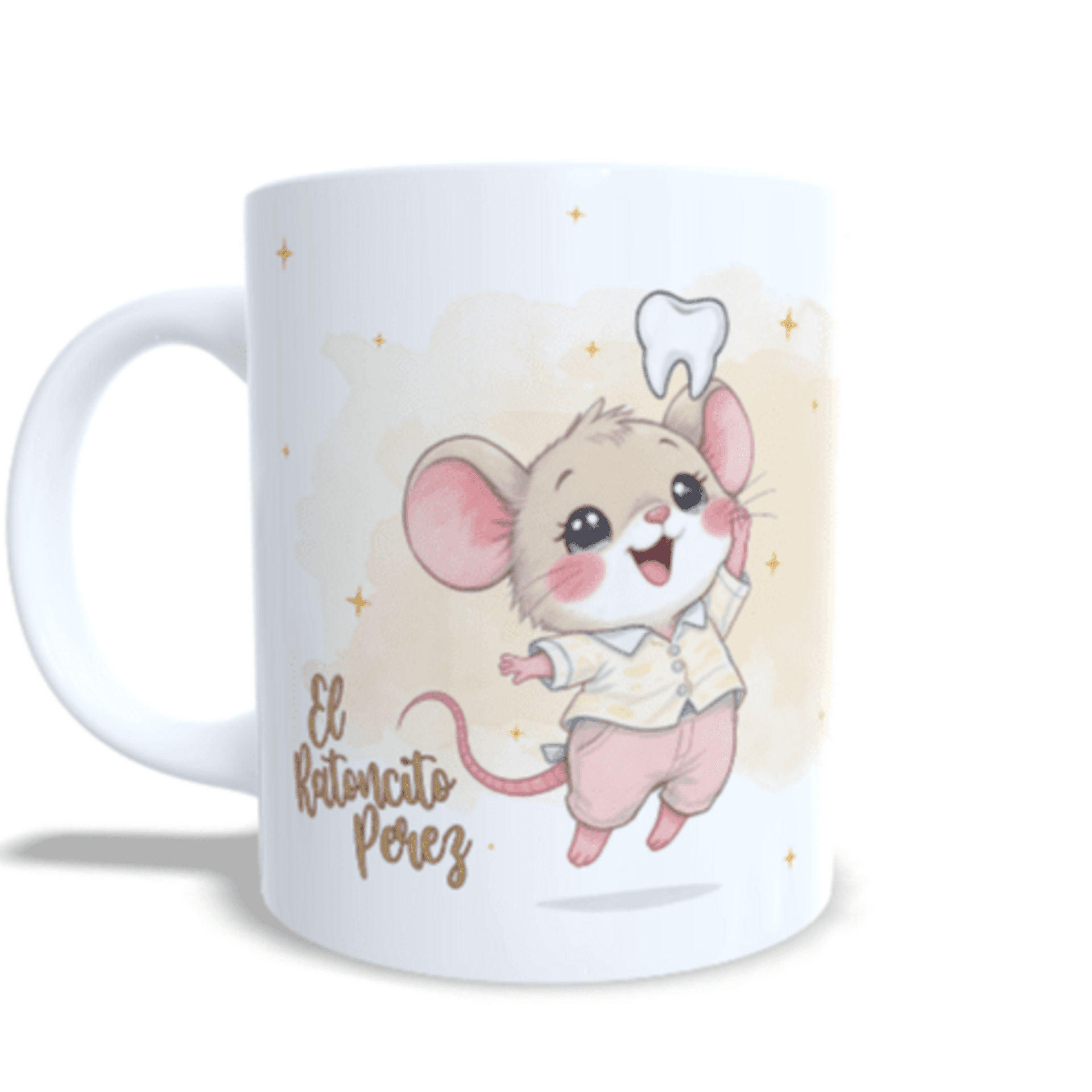 Taza personalizada regalo Ratoncito Pérez con mensaje caída de dientes niños - 2