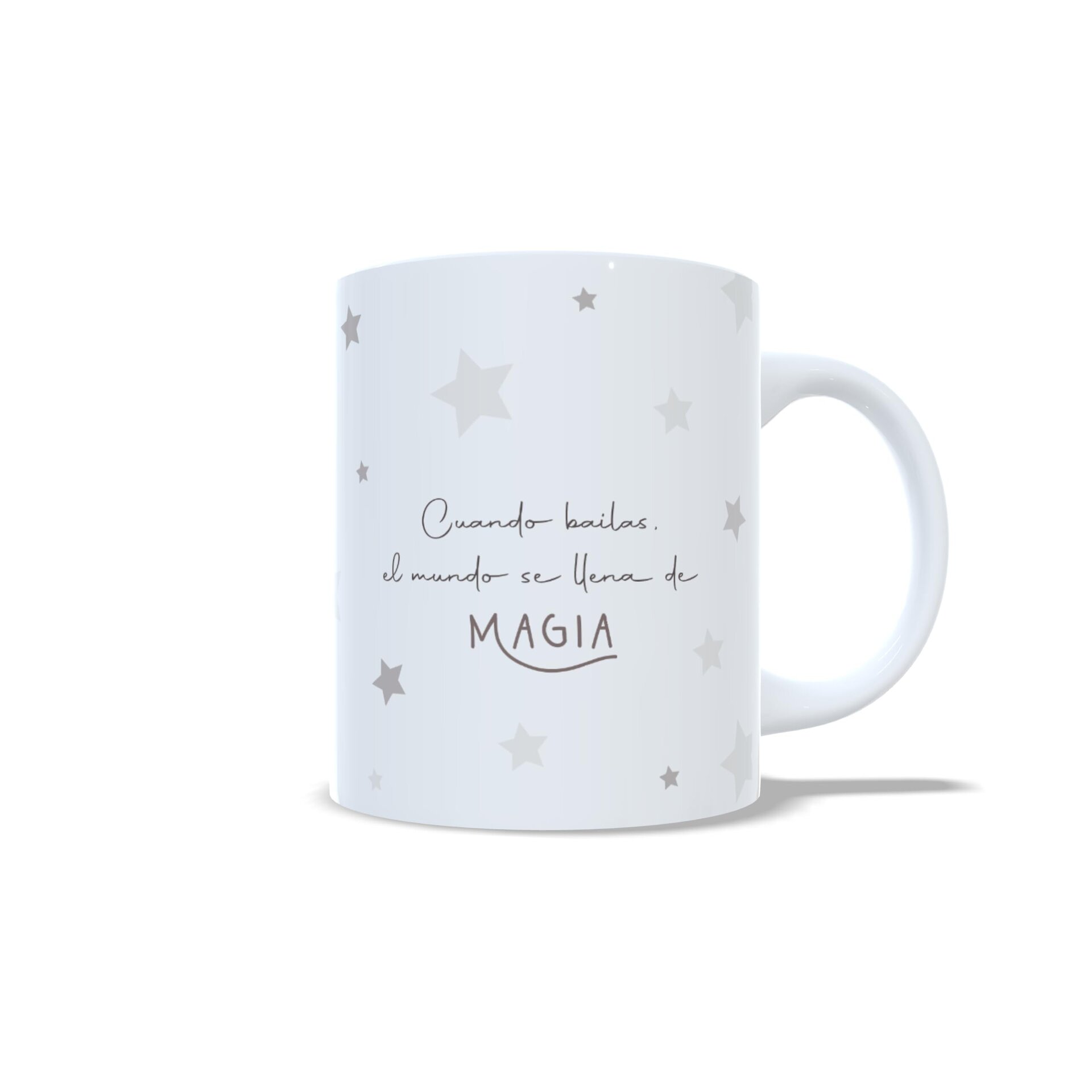 Taza personalizada Ballet el mundo se llena de magia cuando bailas - 3