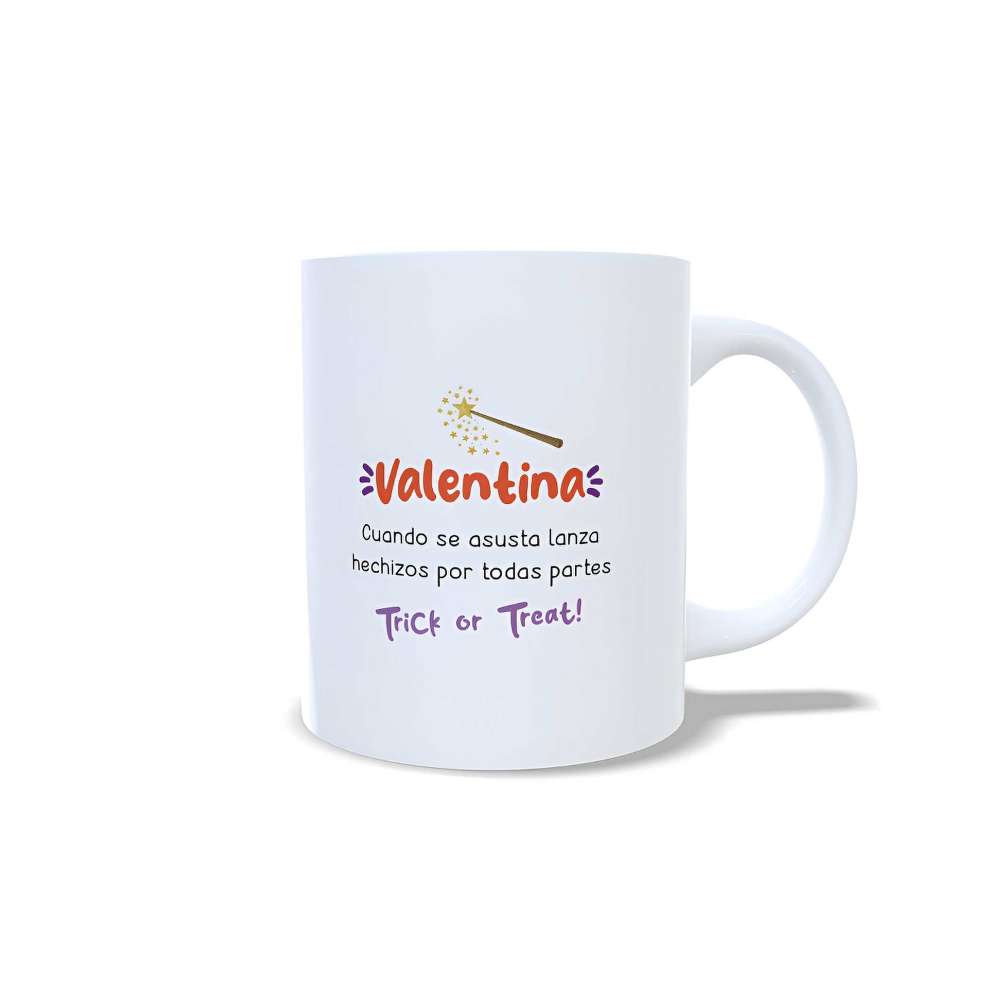 Taza personalizada Hada Asusthada asustada miedo susto halloween Enna Blues - 6