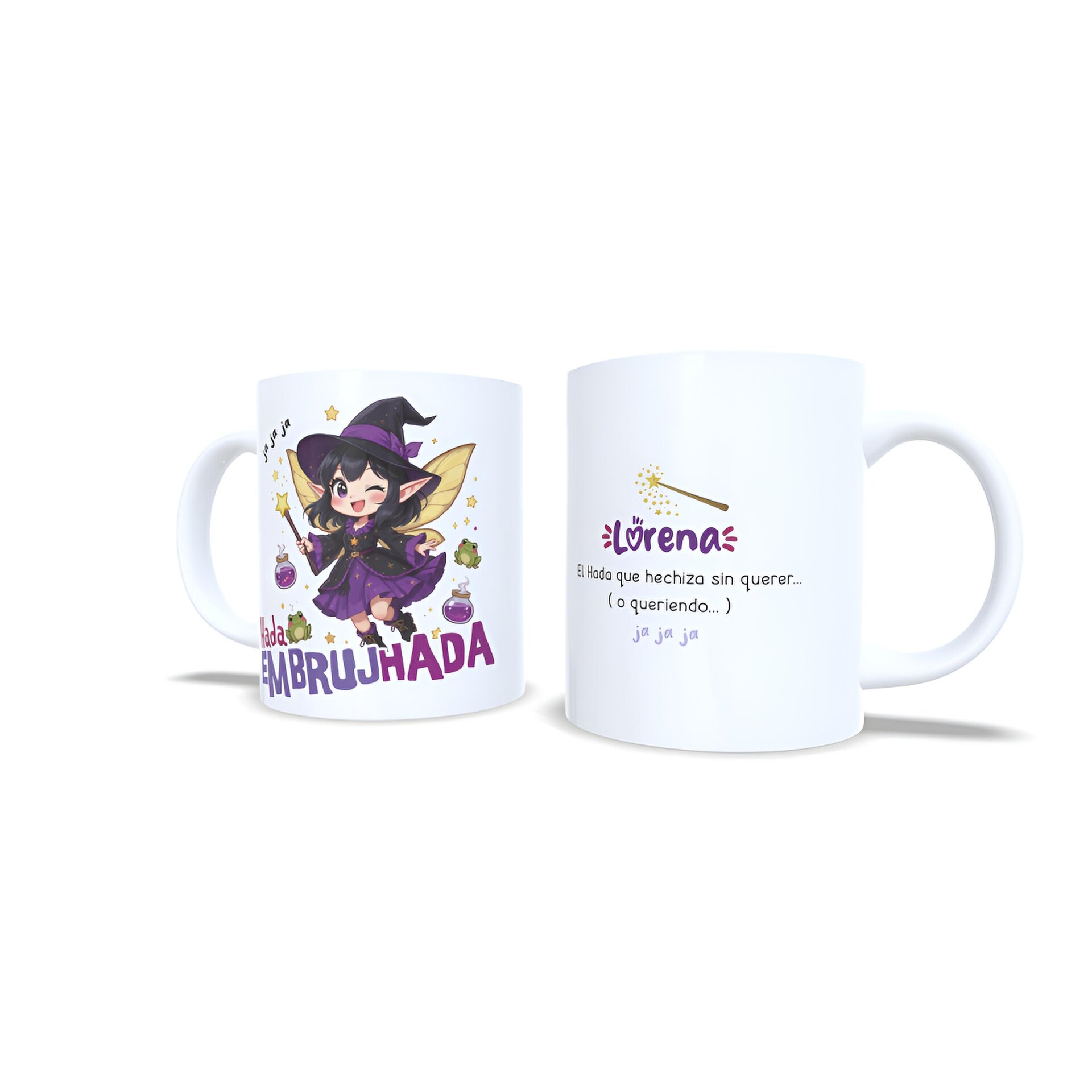 Taza personalizada Hada Embrujhada embrujada bruja halloween Enna Blues - 2