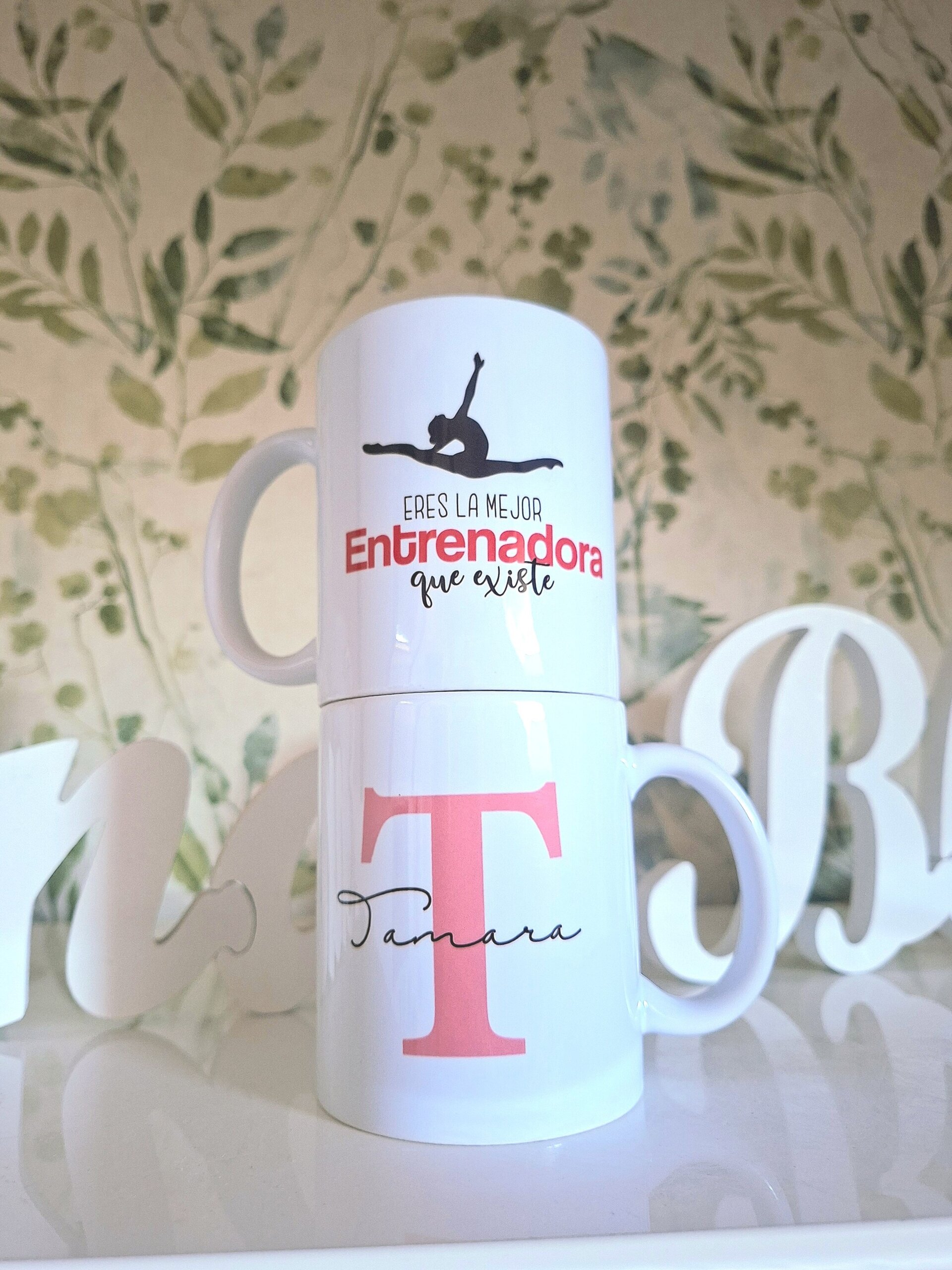 Taza personalizada Gimnasia Rítmica mejor entrenadora Enna Blues - 5