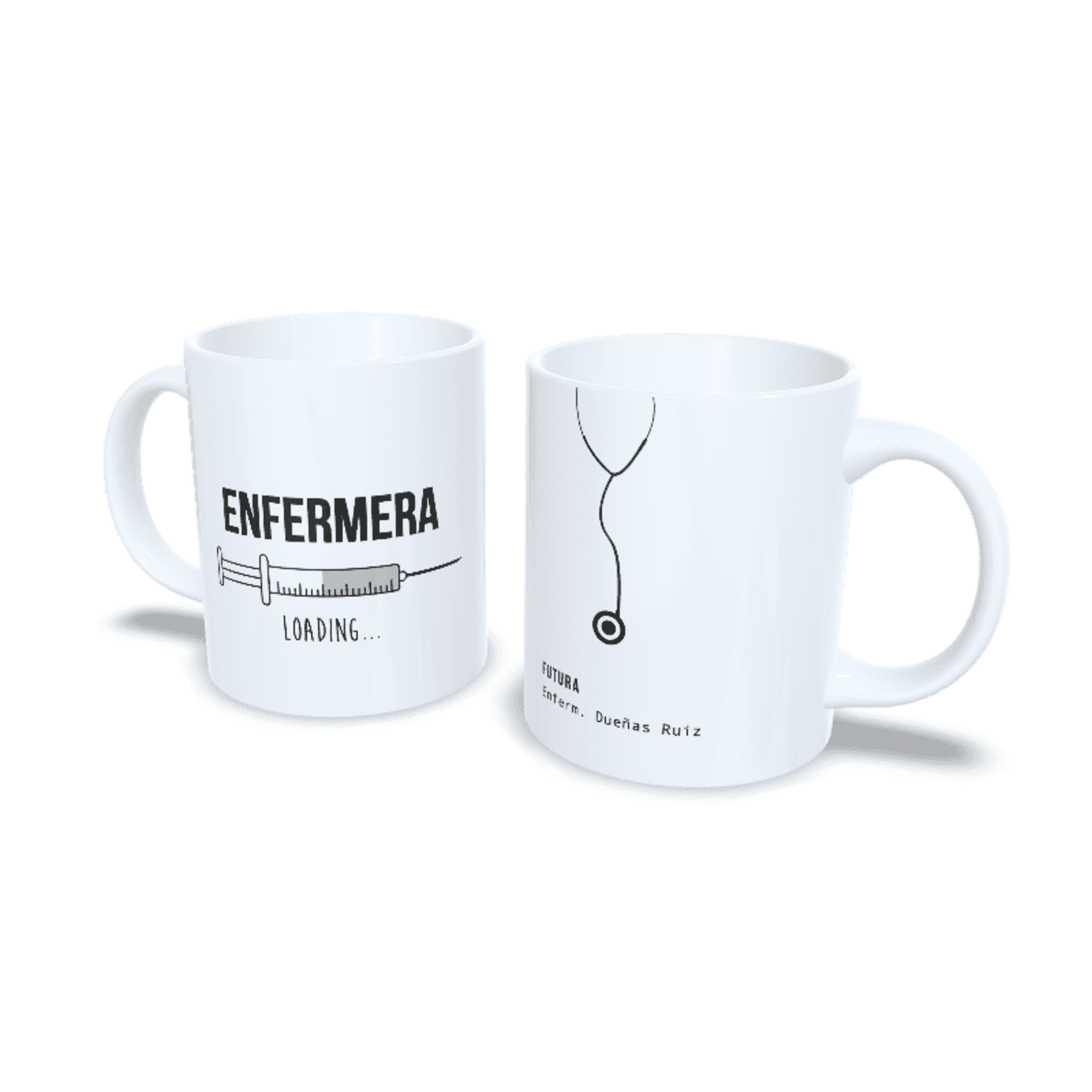 Taza personalizada regalo para estudiantes universitarios de Enfermería - 3