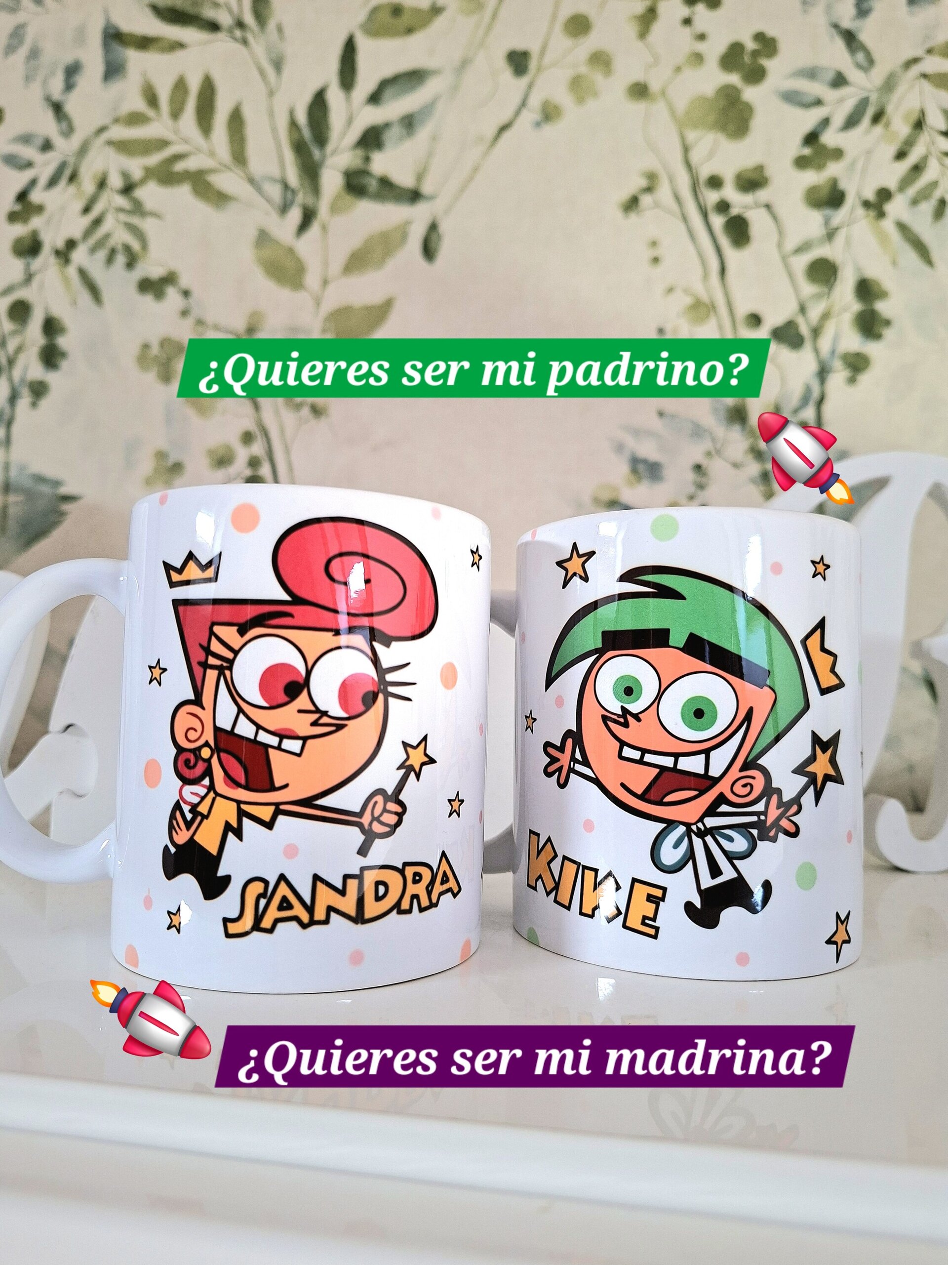 Pack 2 Tazas Padrinos Mágicos - 1