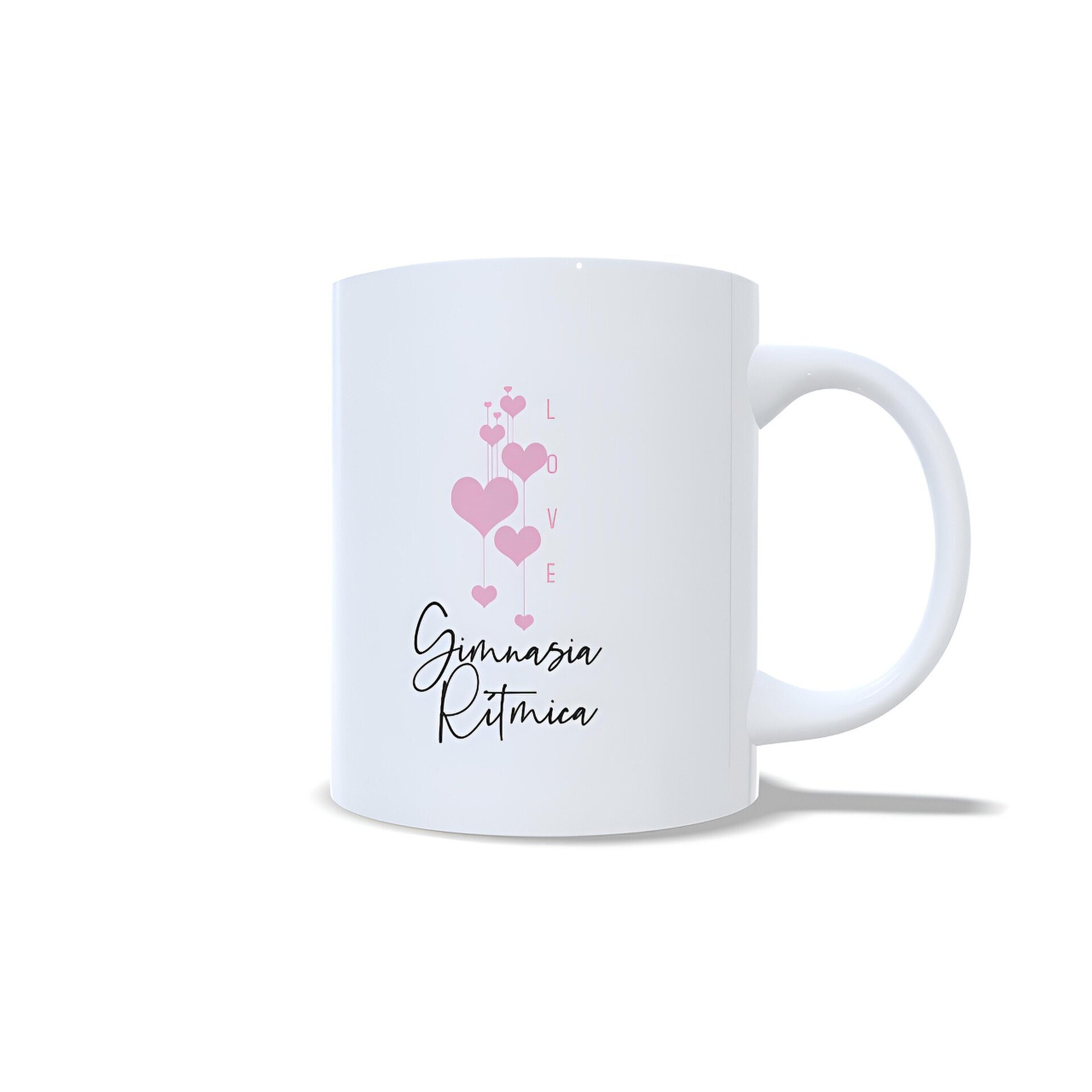 Taza personalizada Gimnasia Rítmica Love Siluetas Gimnastas Enna Blues - 6