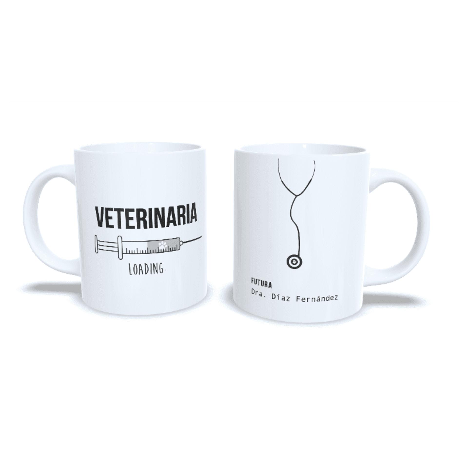 Taza personalizada regalo para estudiantes universitarios de veterinaria - 10