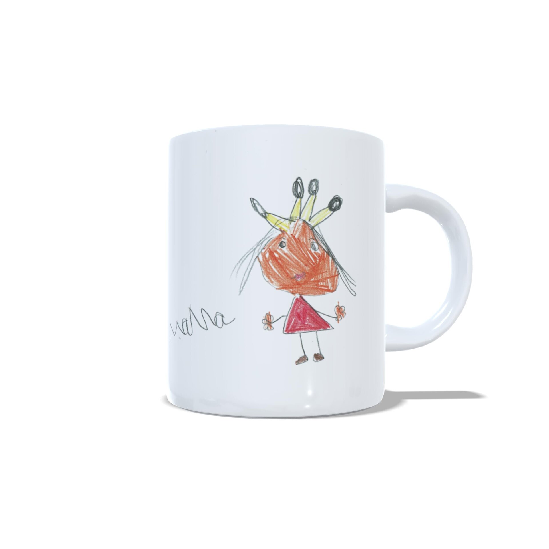 Taza personalizada día de la madre mamá regalo madres dibujo niños - 3