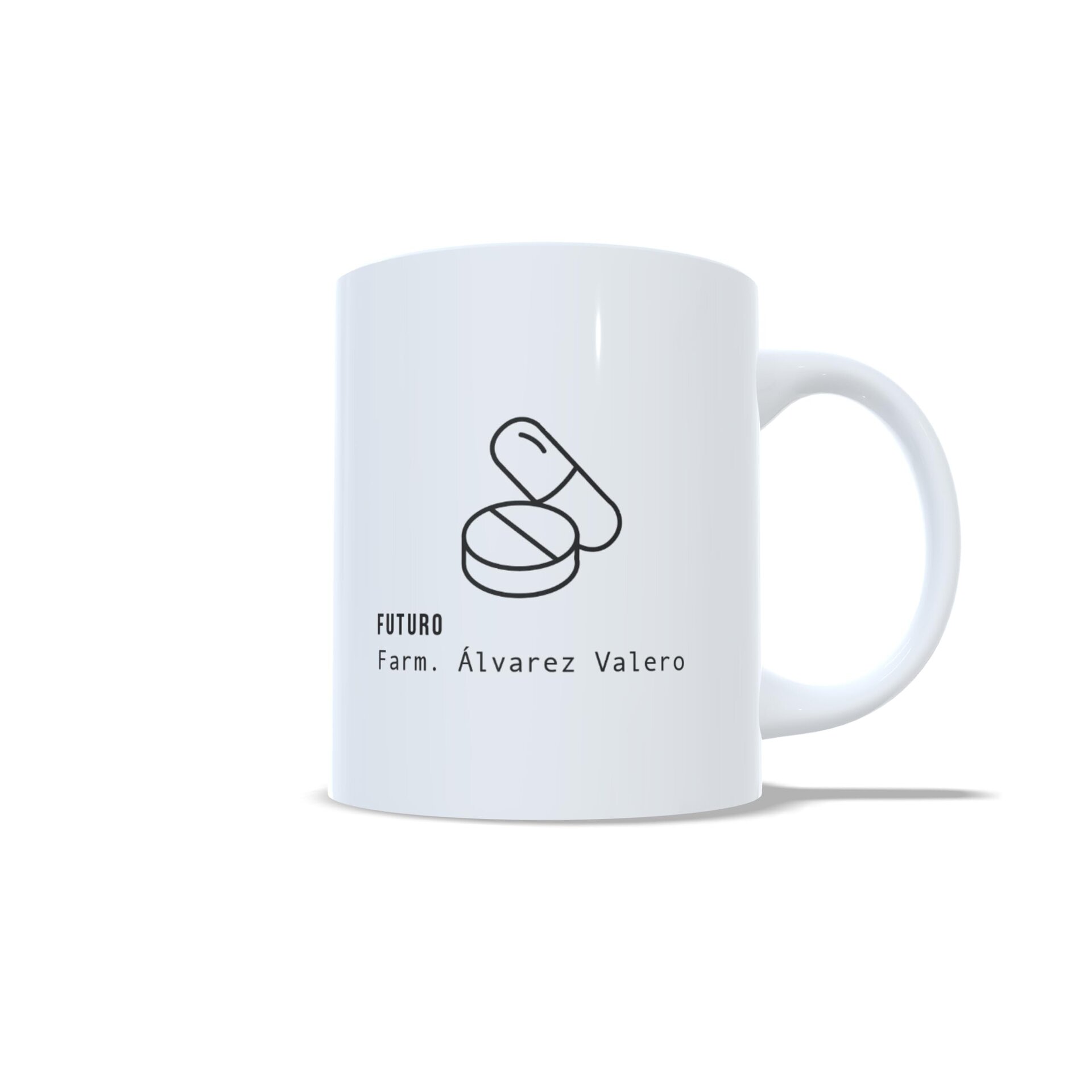 Taza personalizada regalo estudiantes universitarios de Farmacia Farmacéuticos - 7