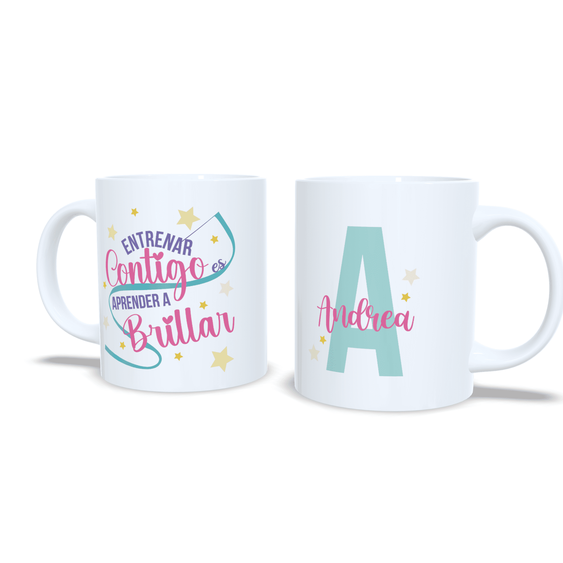Taza personalizada Gimnasia Rítmica regalo entrenadora Aprender a Brillar - 4