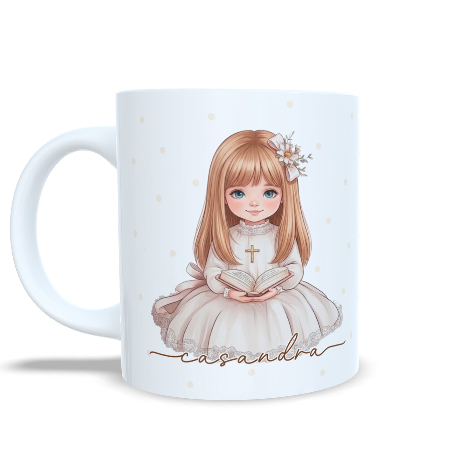 Taza personalizada comunión niña varios modelos - 6