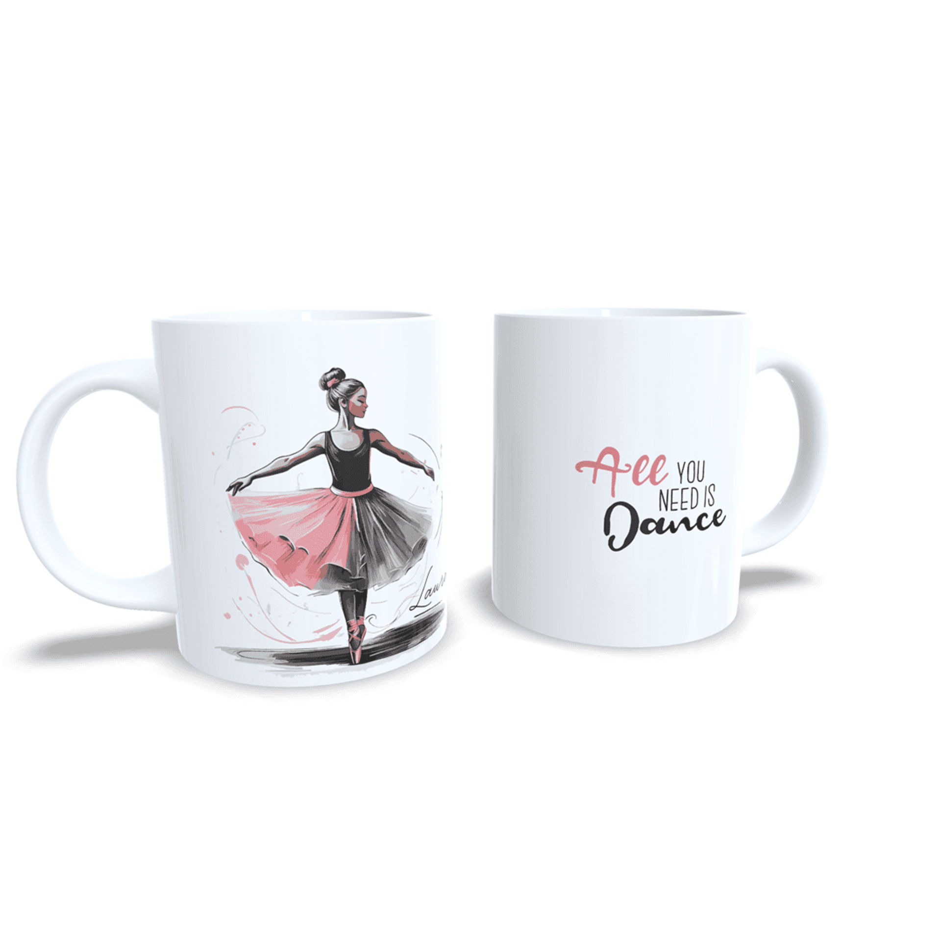 Taza personalizada regalo de Ballet o danza clásica para bailarinas y profesoras - 3