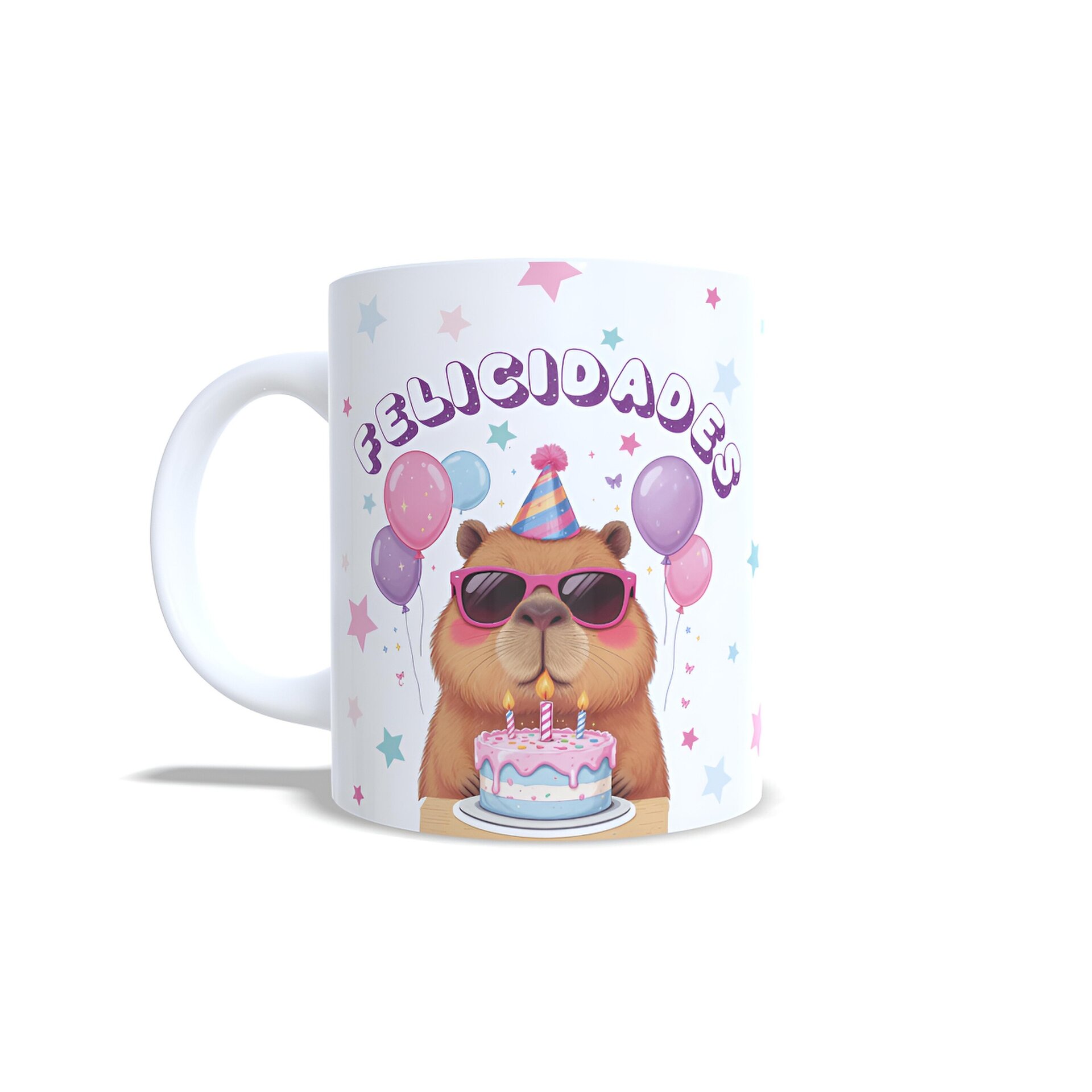 Taza personalizada feliz cumpleaños felicitación capibara regalo fiesta - 2