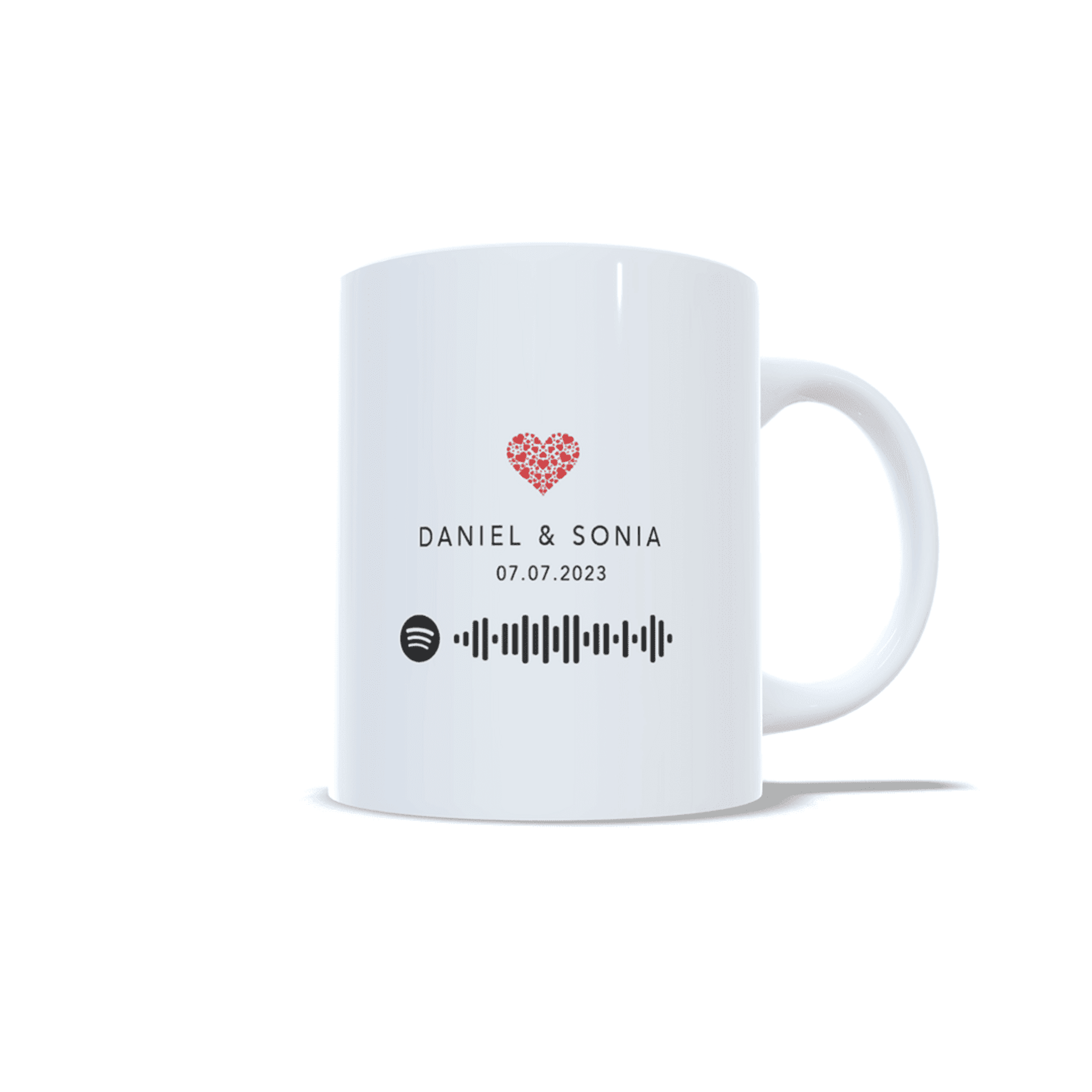 Taza personalizada para parejas aniversario san Valentin regalo aesthetic Korean - 3