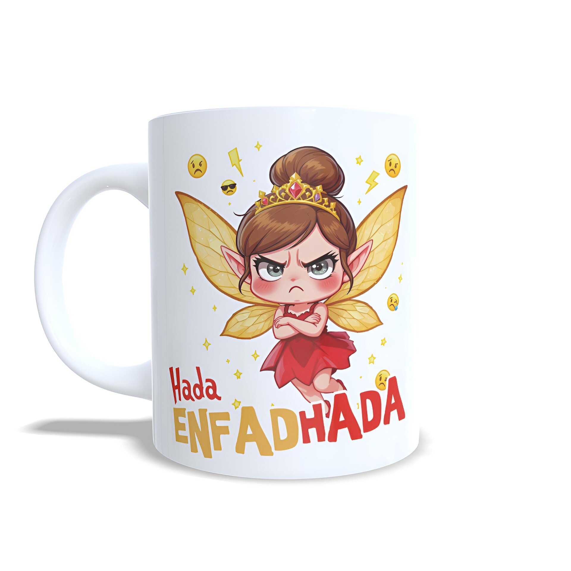 Taza personalizada Hada Enfadada Enfadhada regalo personalizado Enna Blues - 2