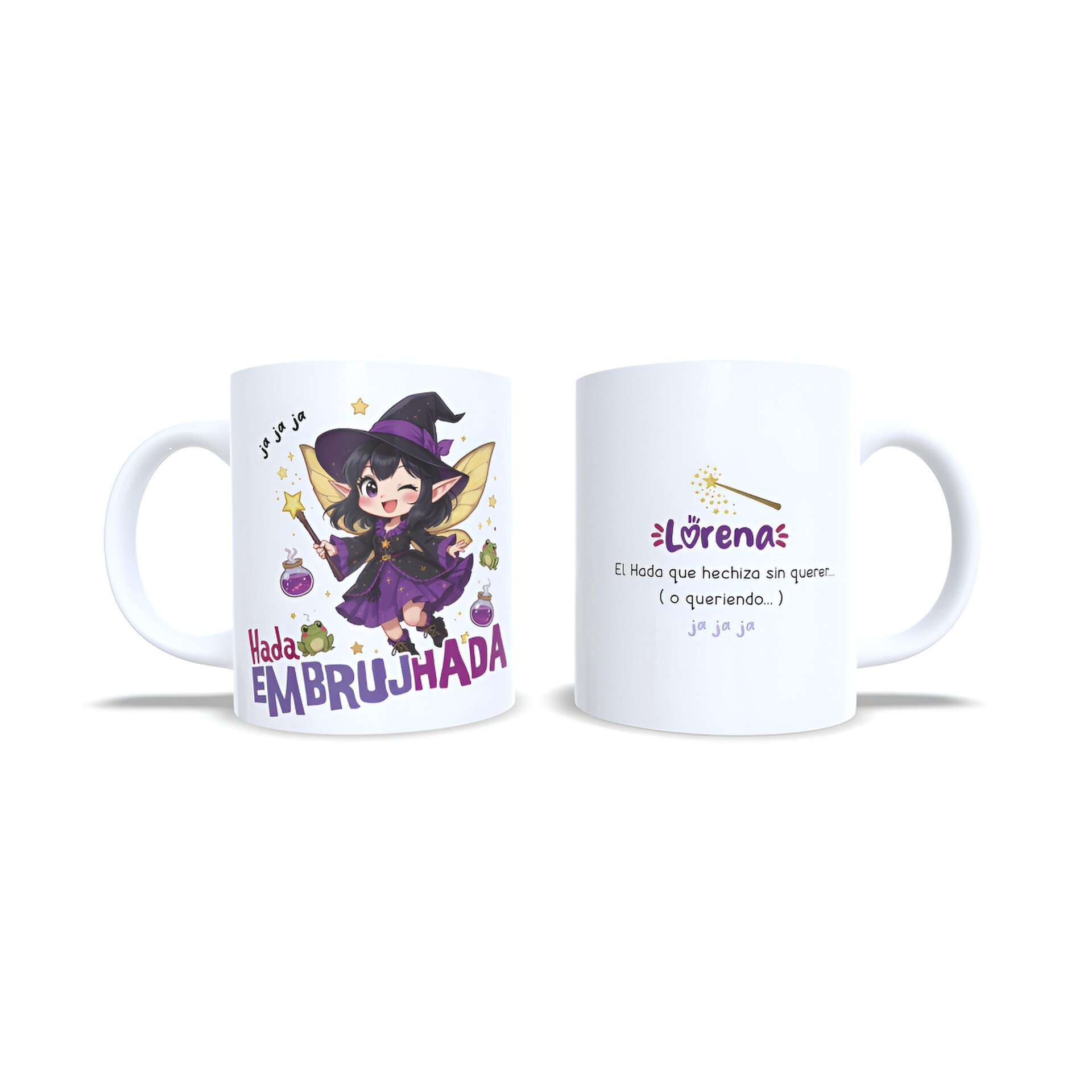 Taza personalizada Hada Embrujhada embrujada bruja halloween Enna Blues - 5