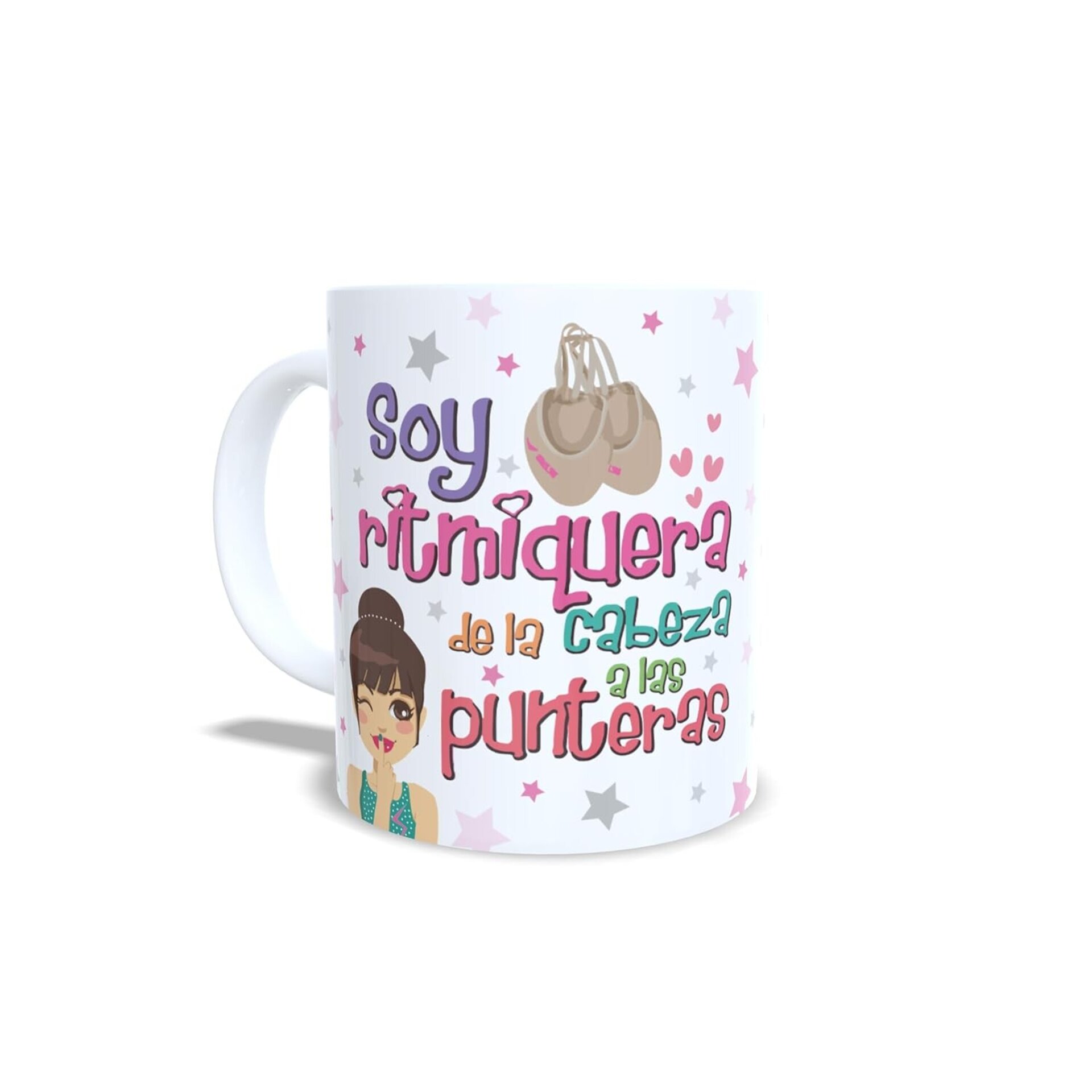 Taza personalizada Gimnasia Rítmica - soy ritmiquera de la cabeza a las punteras - 8