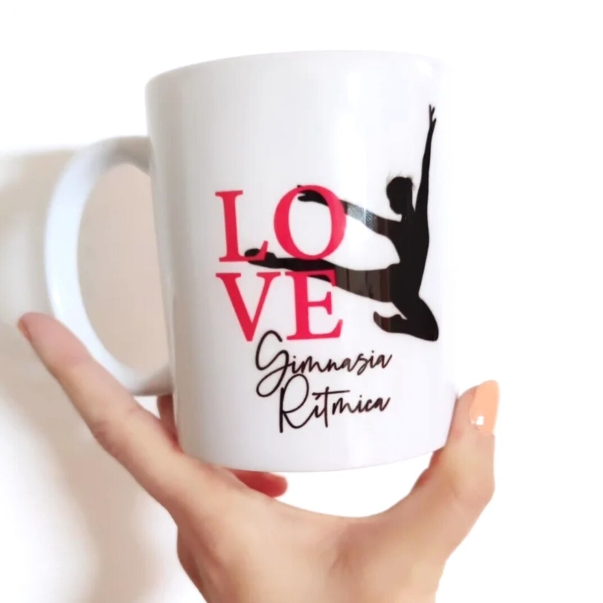 Taza personalizada Gimnasia Rítmica LOVE Sacrificio Esfuerzo regalo gimnastas - 2
