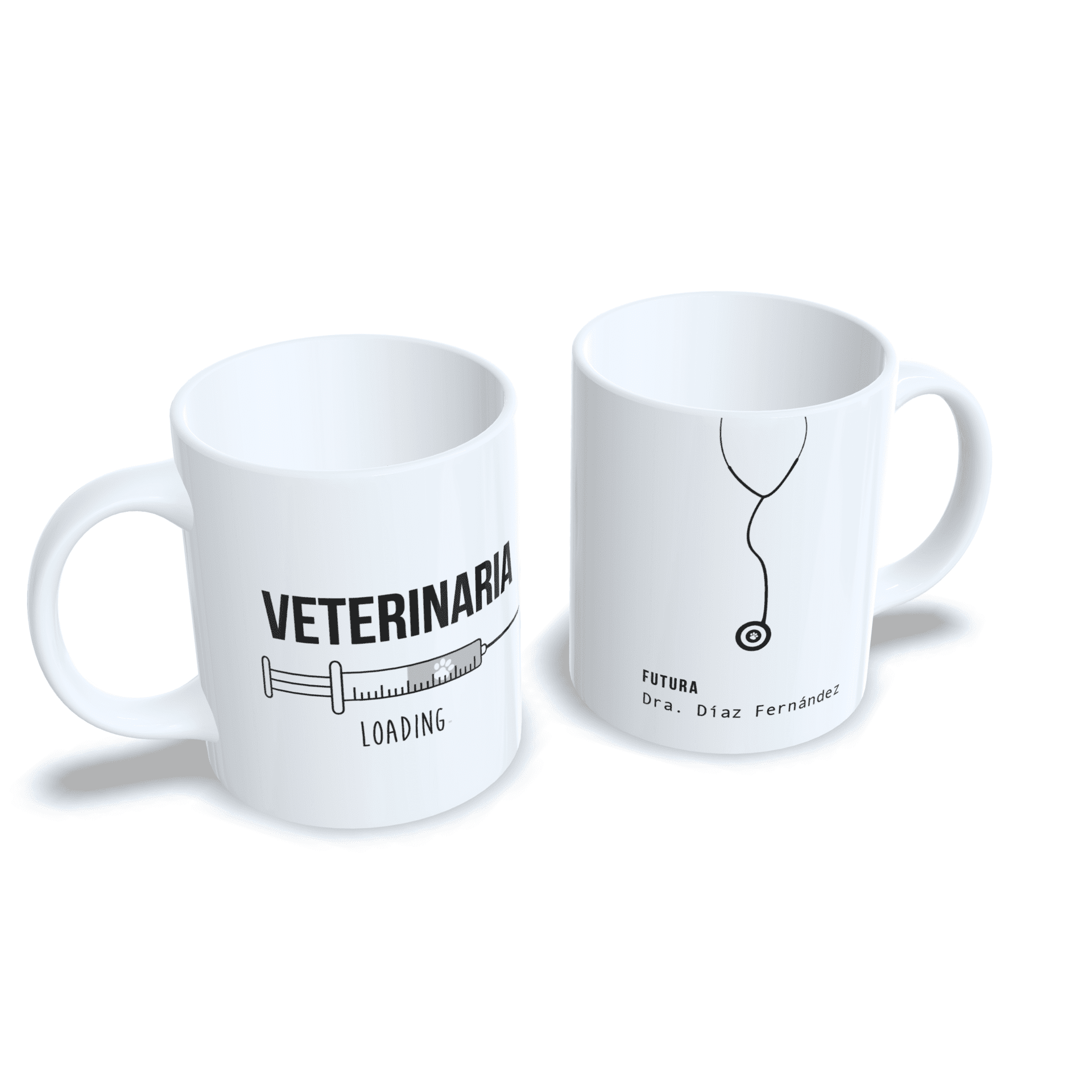 Taza personalizada regalo para estudiantes universitarios de veterinaria - 7