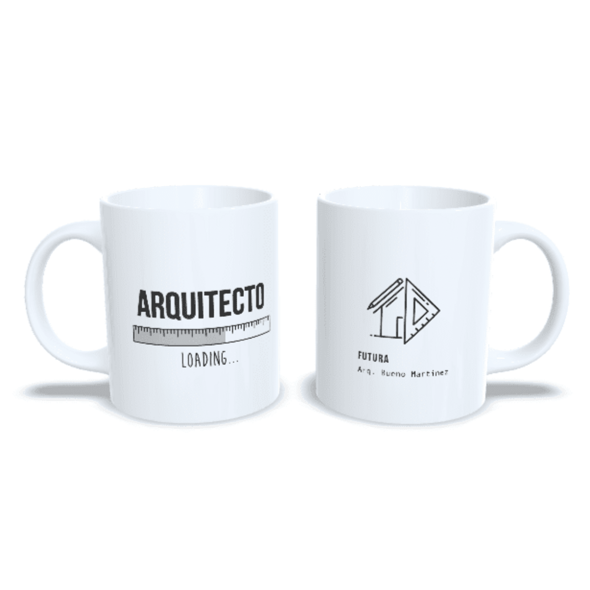 Taza personalizada regalo para estudiantes universitarios de Arquitectura - 4