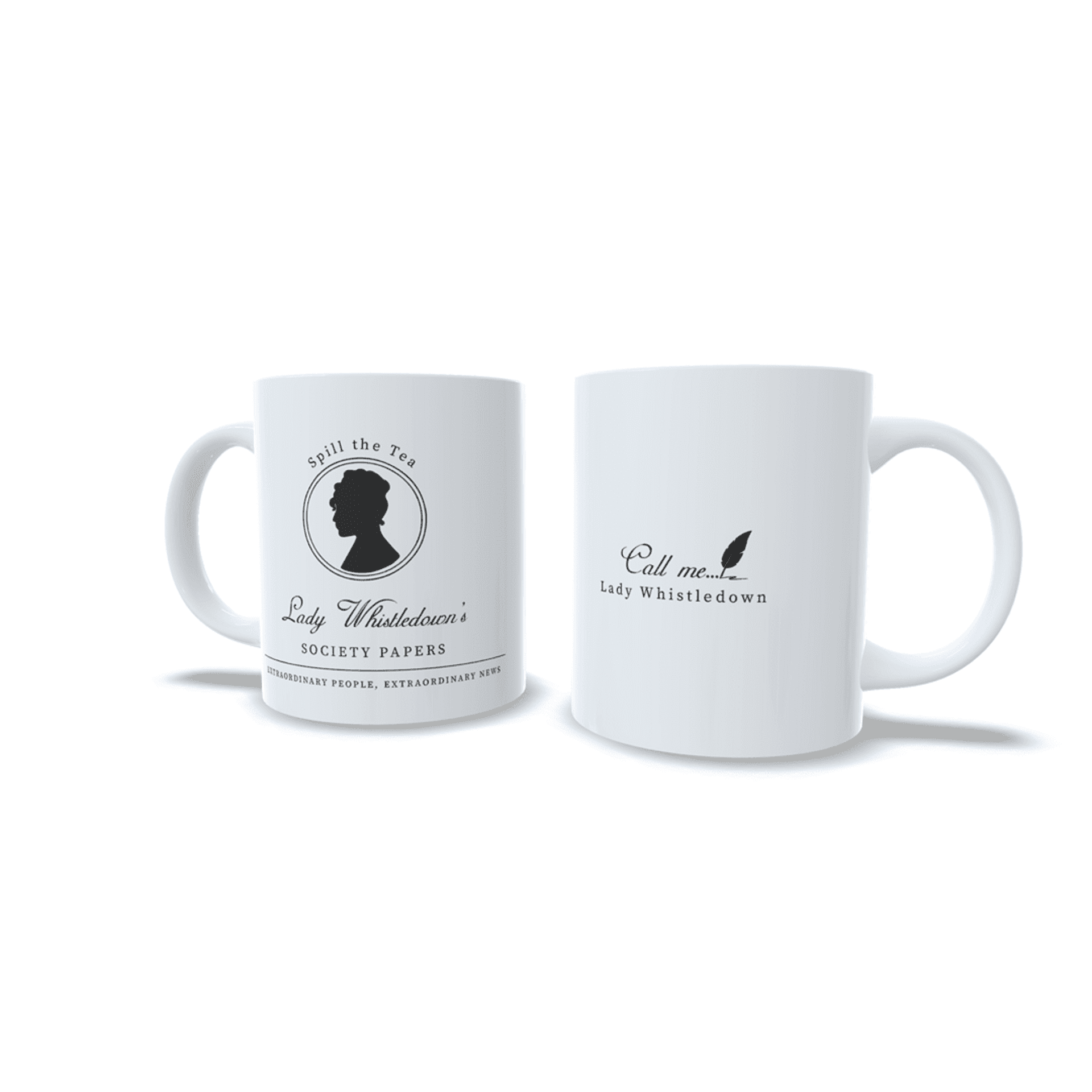 Taza inspirada Lady Whistledown de la serie de Netflix Los Bridgerton - 5