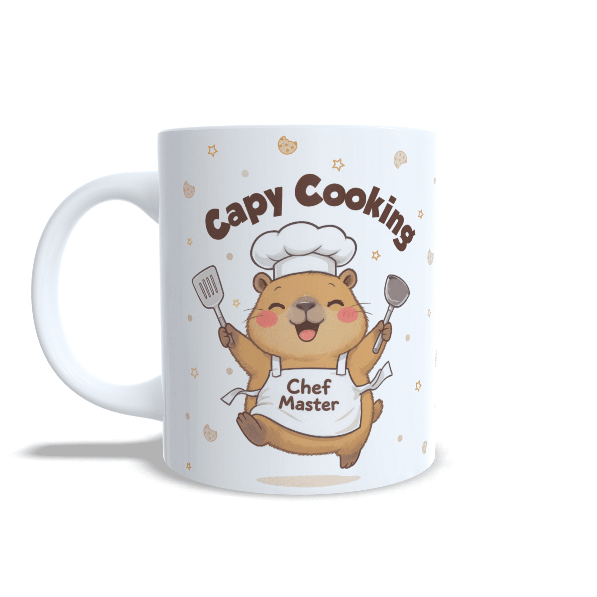 Taza personalizada Capibara chef cocinero animalitos cocina cocinero - 3