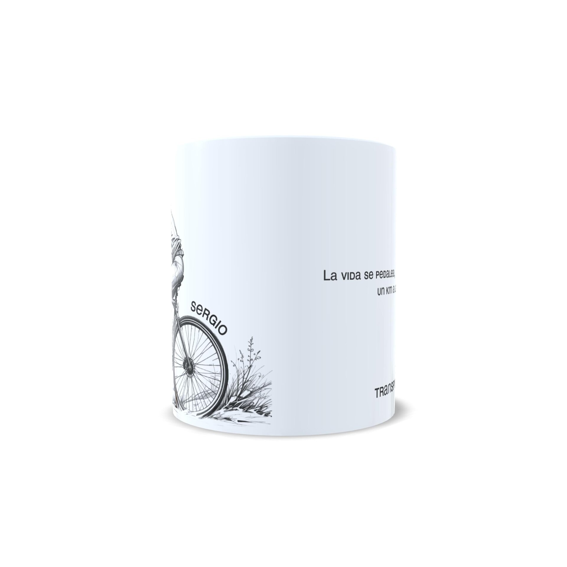 Taza personalizada regalo para ciclistas en recuerdo de sus rutas en bicicleta - 3