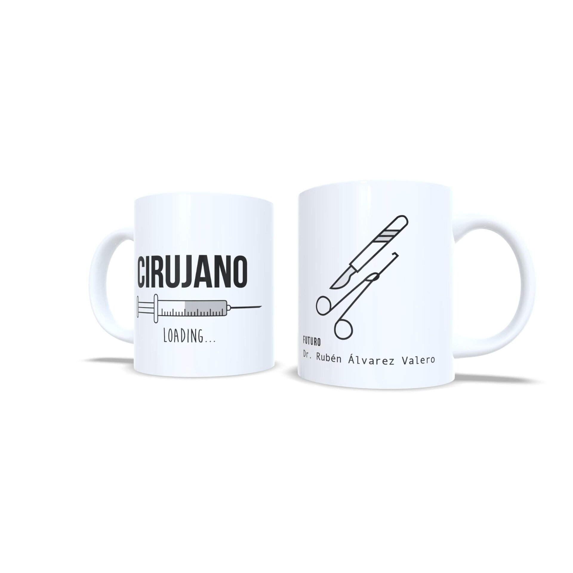 Taza personalizada regalo para estudiantes universitarios medicina cirugía - 4