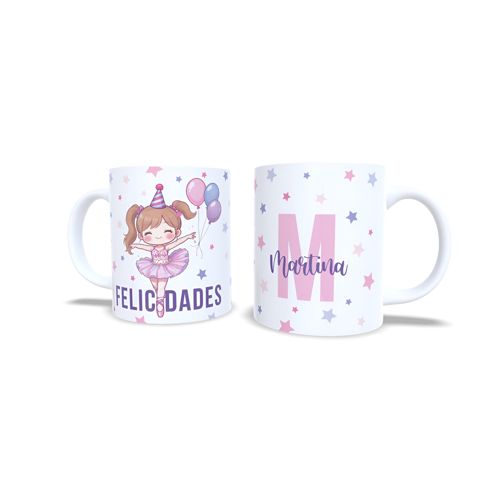 Taza personalizada ballet bailarina Felicidades cumpleaños regalo Enna Blues - 6