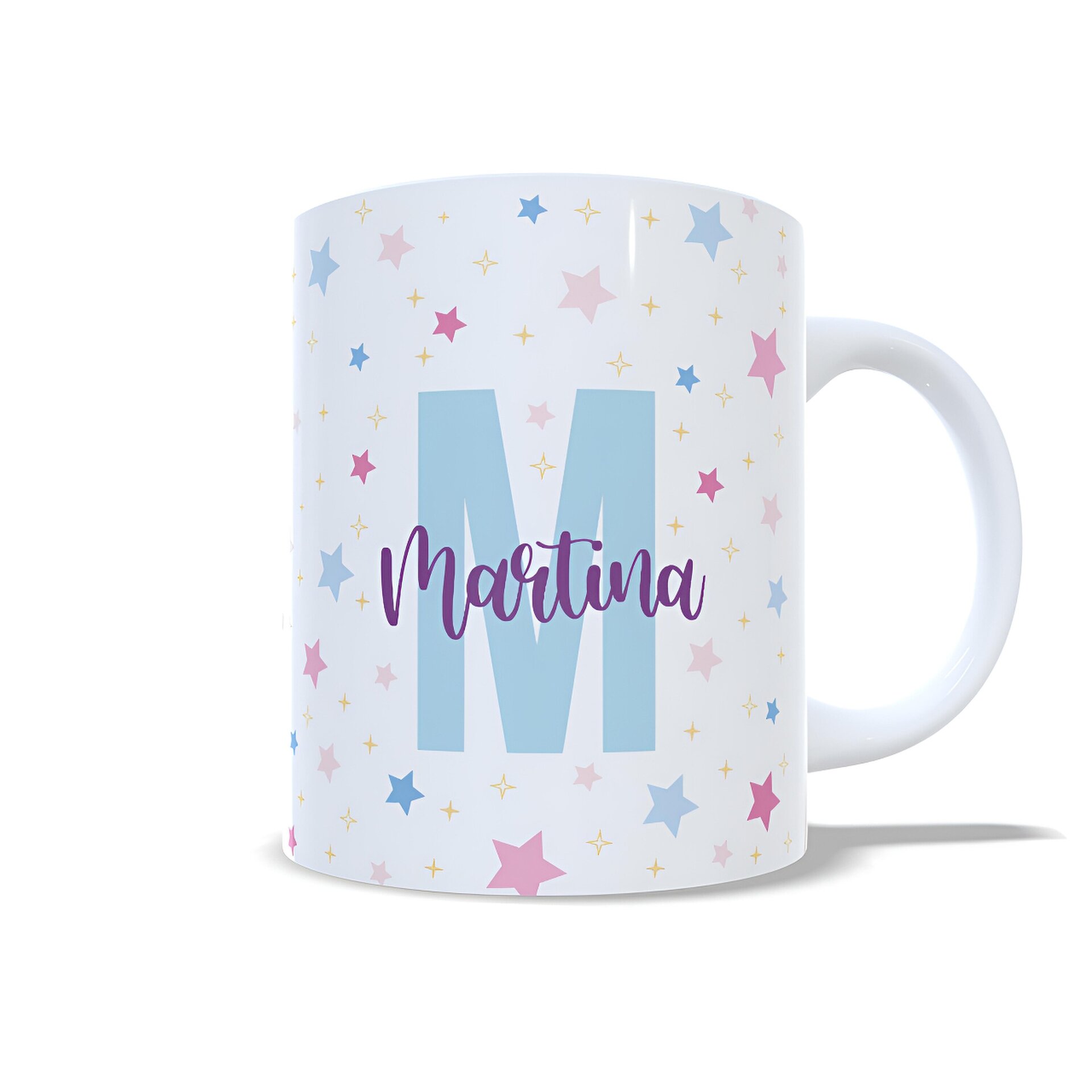 Taza personalizada niña cumpleaños unicornio abrazo regalo nombre Enna Blues - 4