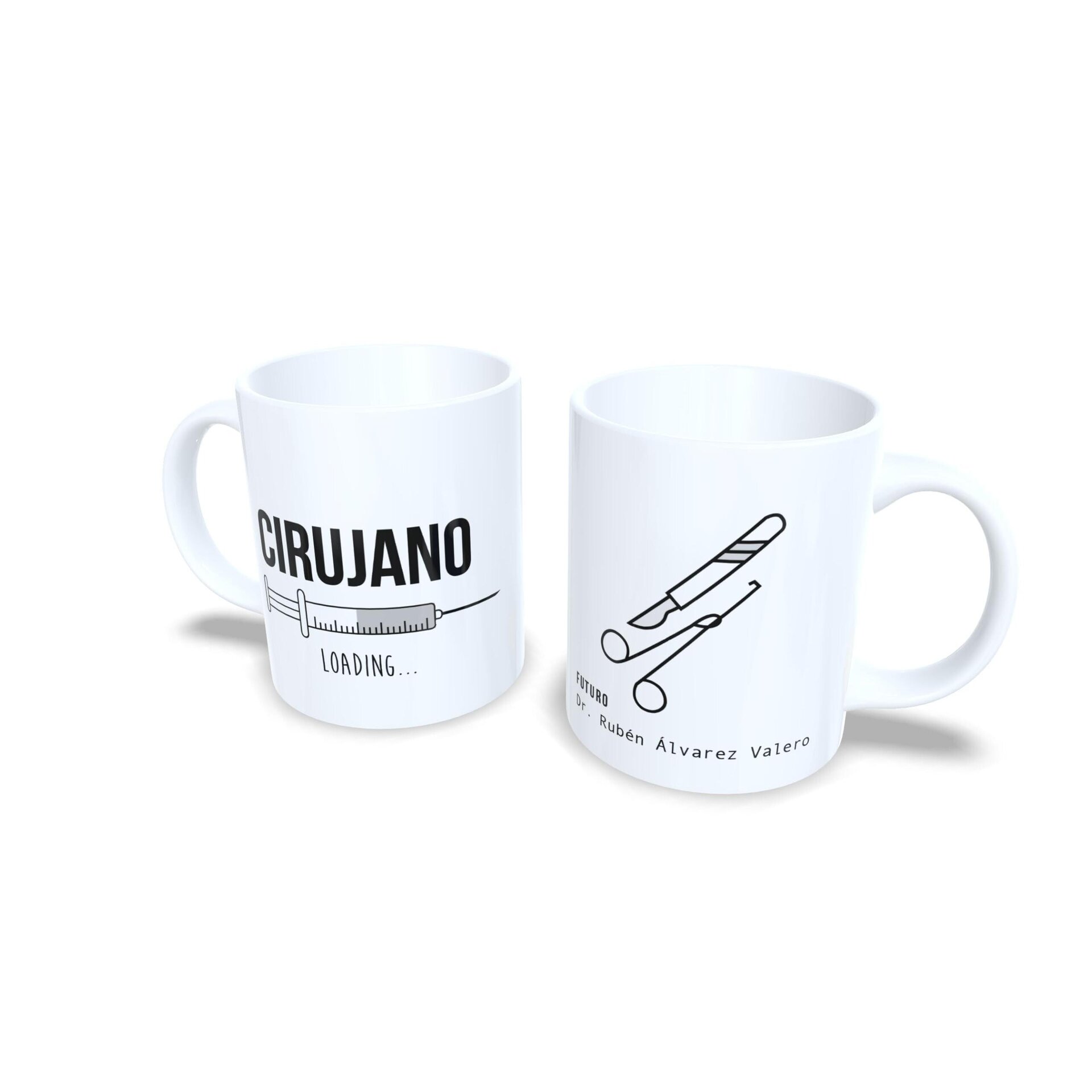 Taza personalizada regalo para estudiantes universitarios medicina cirugía - 3