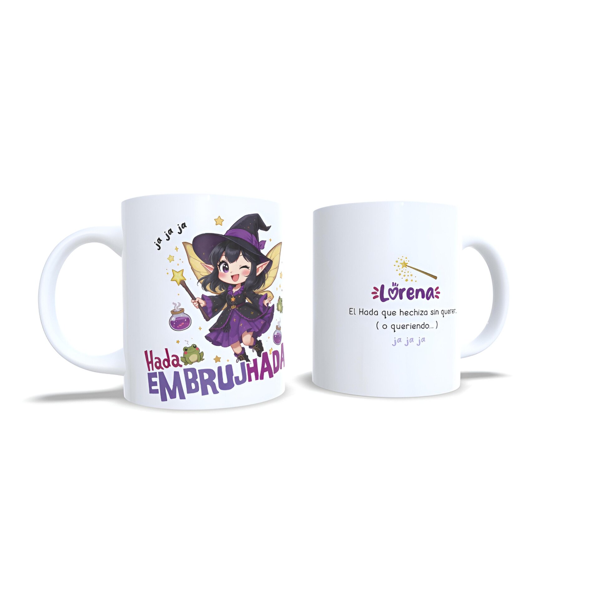 Taza personalizada Hada Embrujhada embrujada bruja halloween Enna Blues - 6