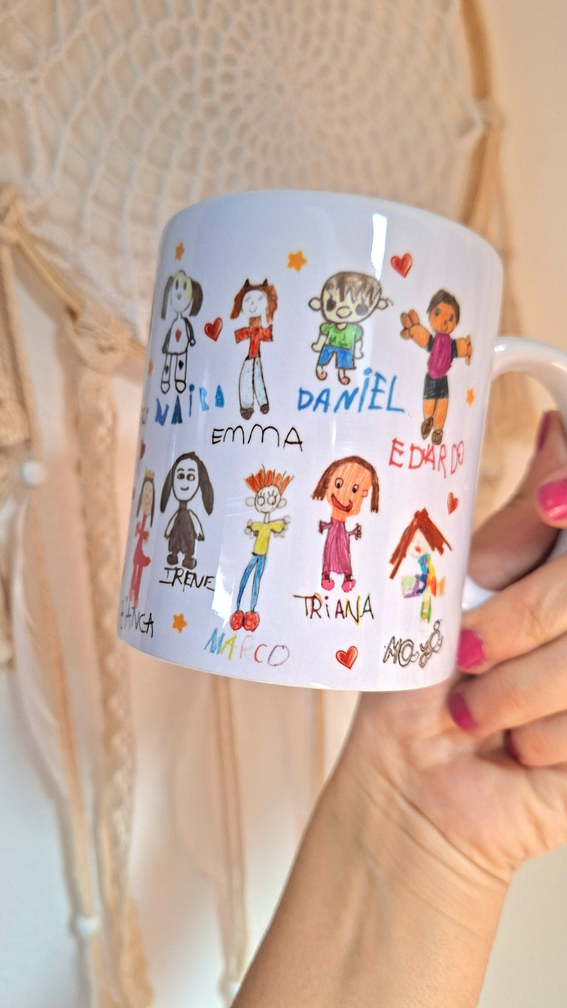 Taza Personalizada Profe con dibujos alumnos - 4