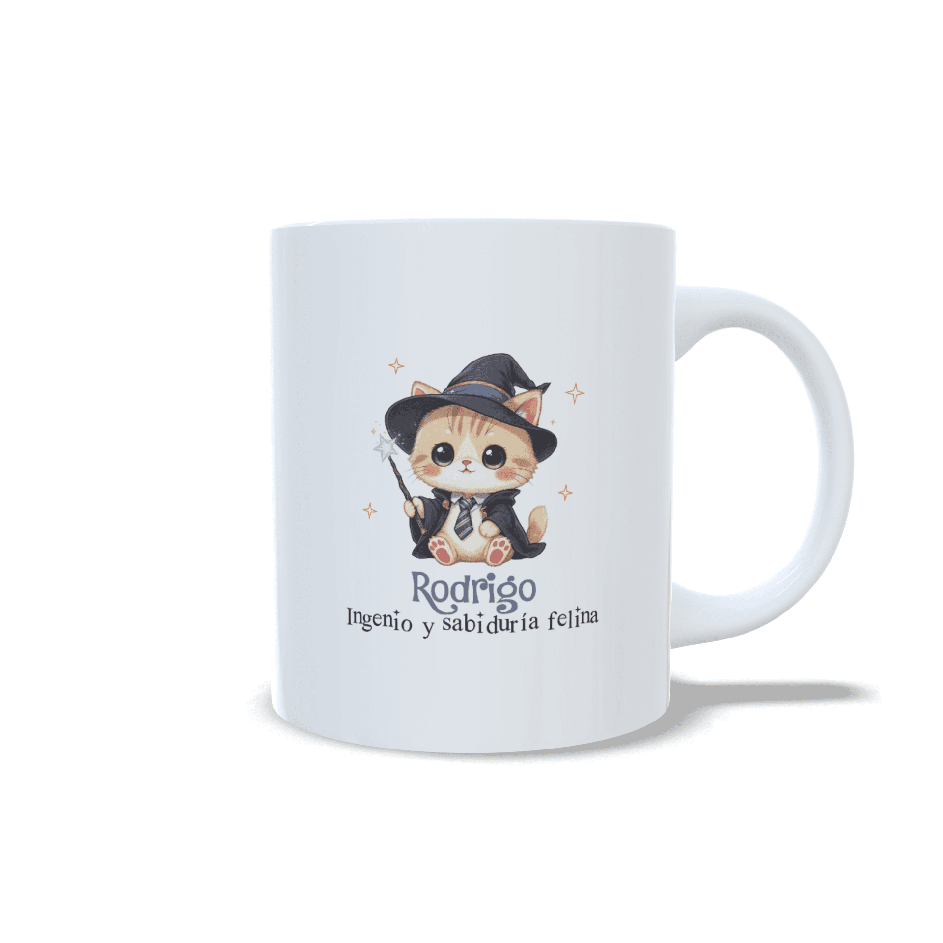 Taza personalizada inspirada en Harry Potter de gatitos de la casa Ravenmiau - 3