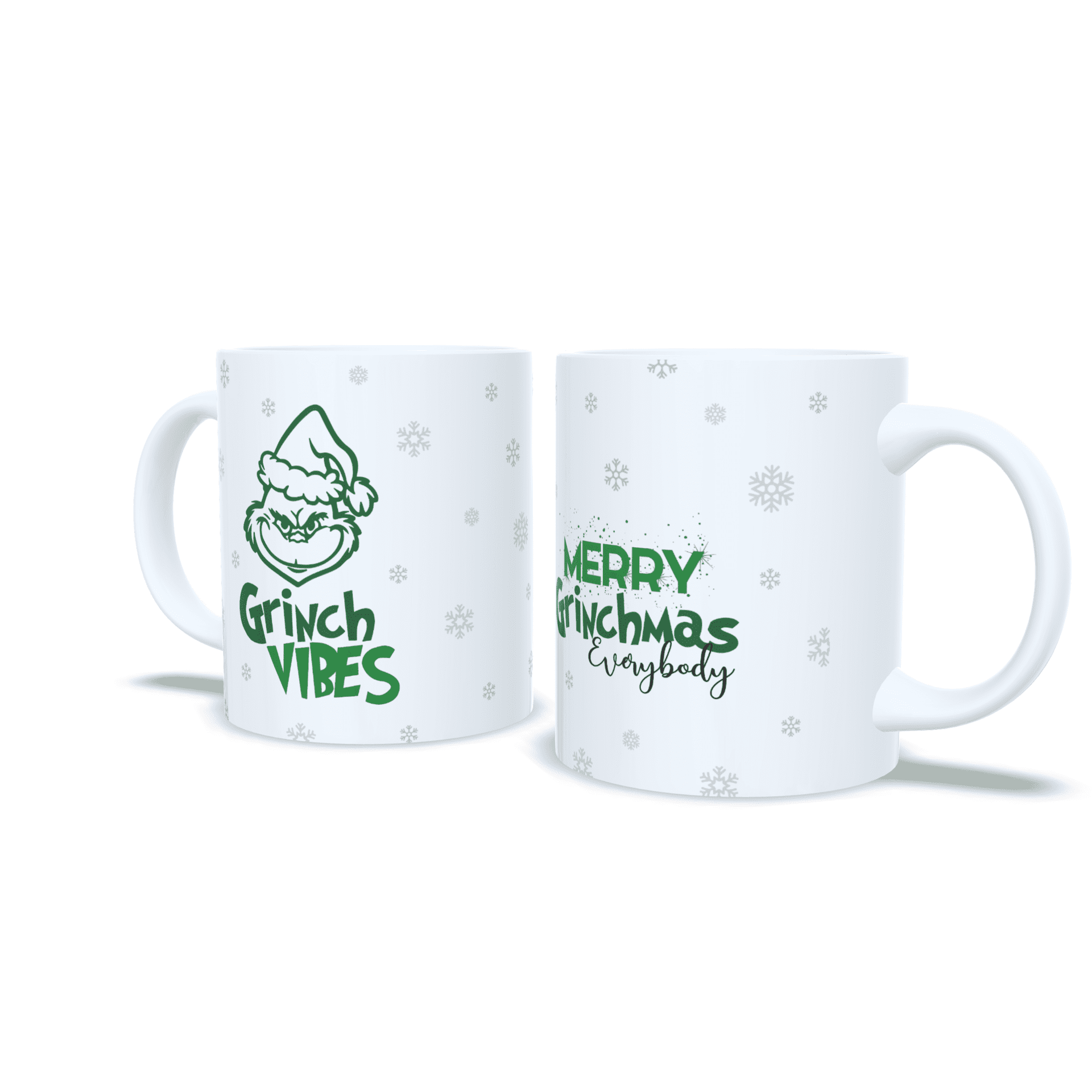Taza personalizada regalo Grinch Vibes Merry Grinchmas navidad verde - 4