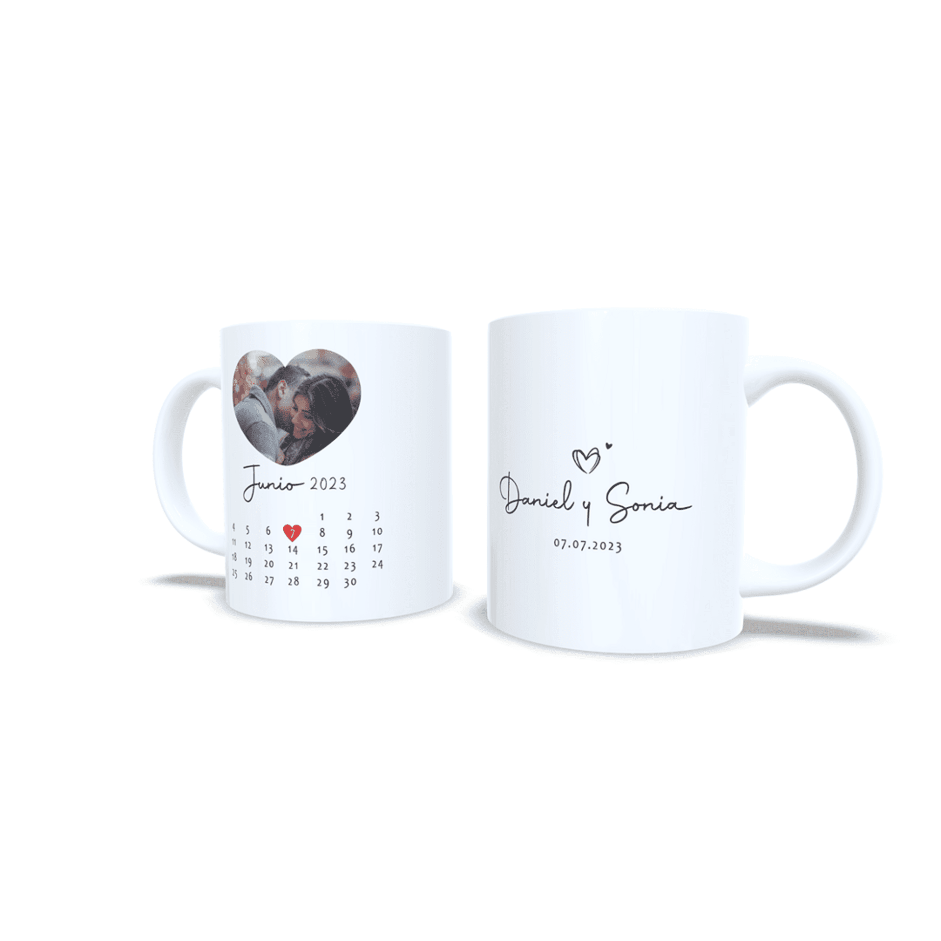 Taza personalizada para parejas aniversario san Valentin regalo novio novia 2 - 10