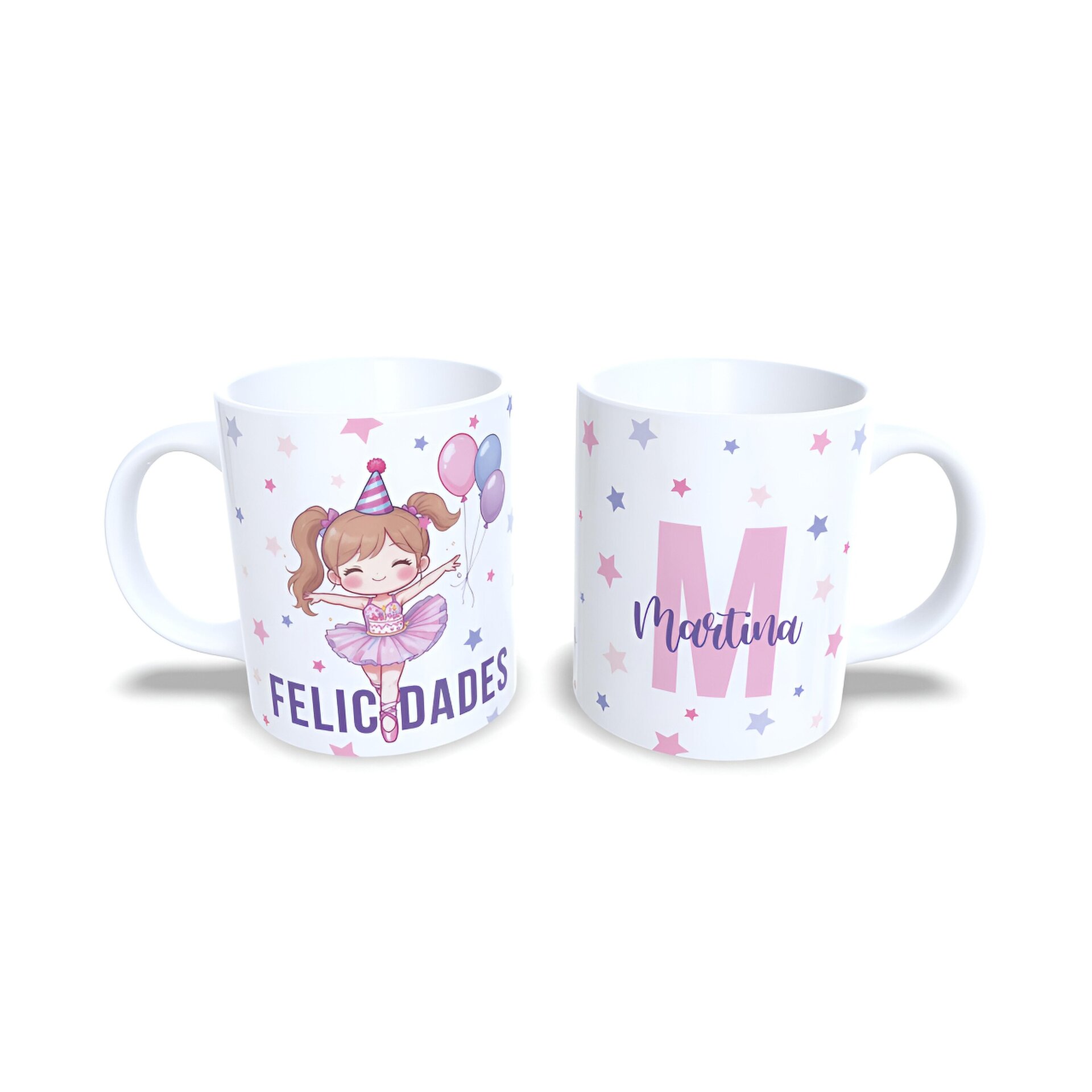 Taza personalizada ballet bailarina Felicidades cumpleaños regalo Enna Blues - 5
