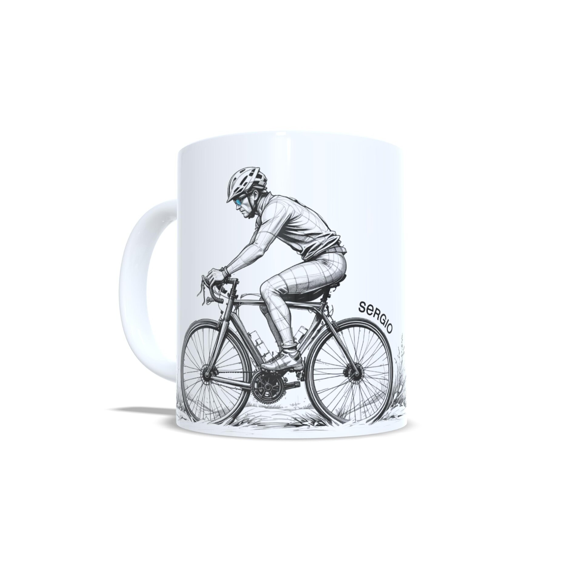 Taza personalizada regalo para ciclistas en recuerdo de sus rutas en bicicleta - 2