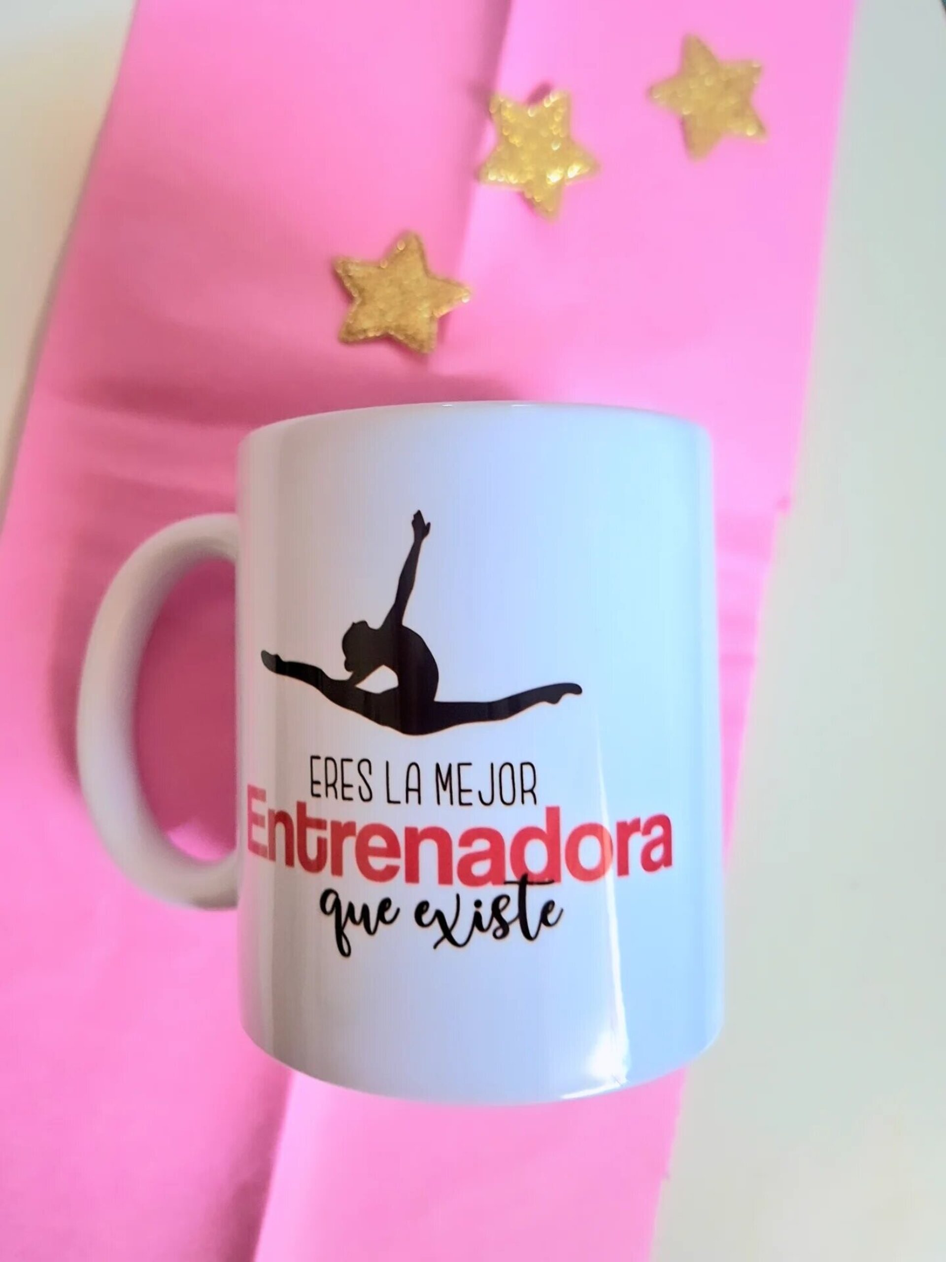 Taza personalizada Gimnasia Rítmica mejor entrenadora Enna Blues - 3