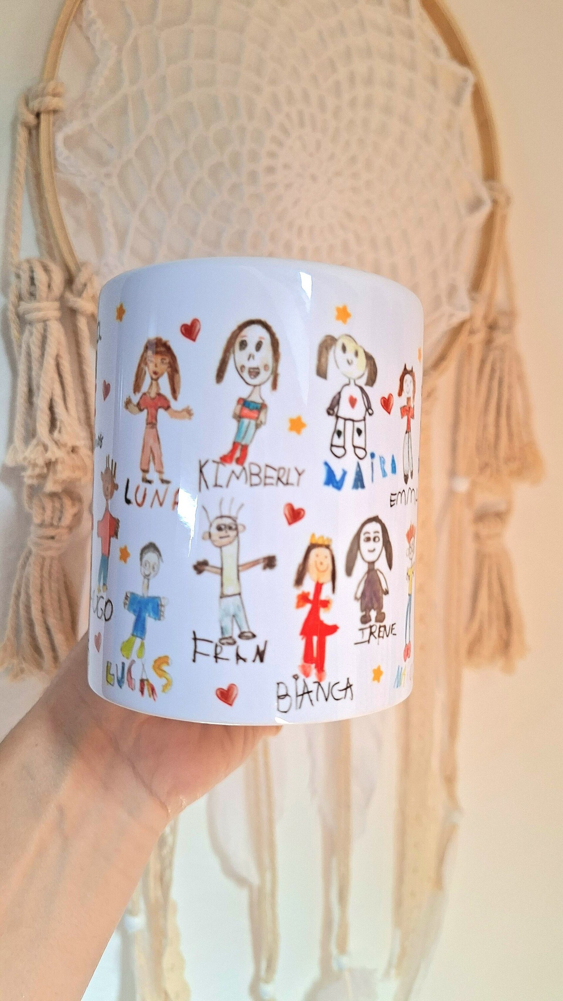 Taza Personalizada Profe con dibujos alumnos - 3