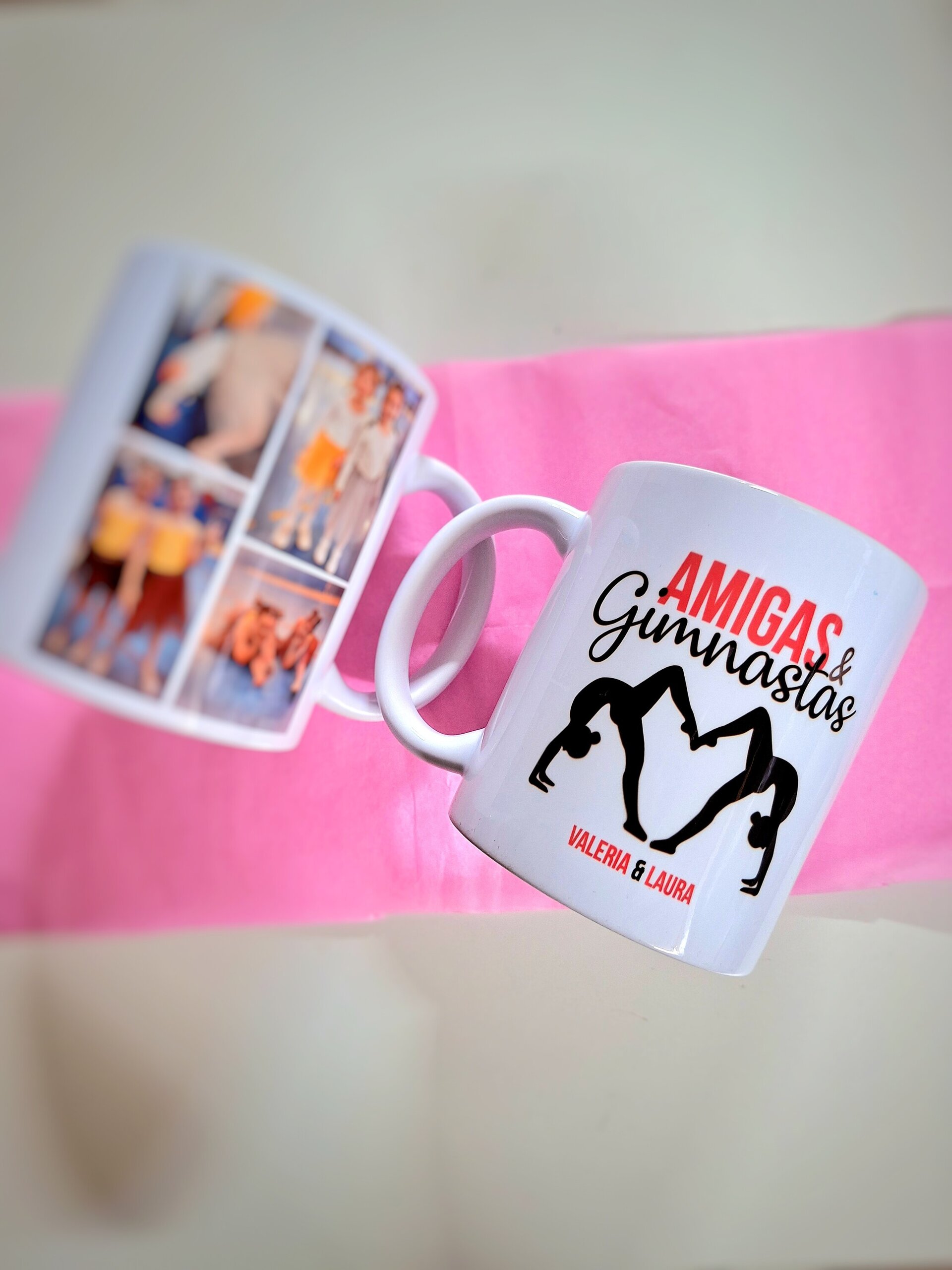 Taza personalizada Gimnasia Amigas y Gimnastas Enna Blues - 4