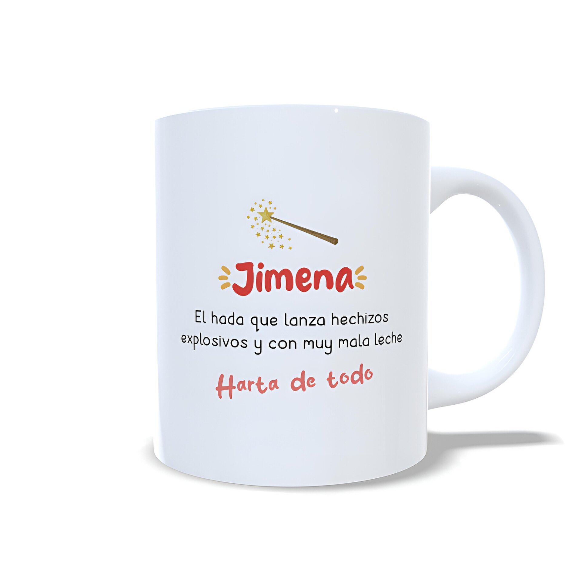 Taza personalizada Hada Enfadada Enfadhada regalo personalizado Enna Blues - 3