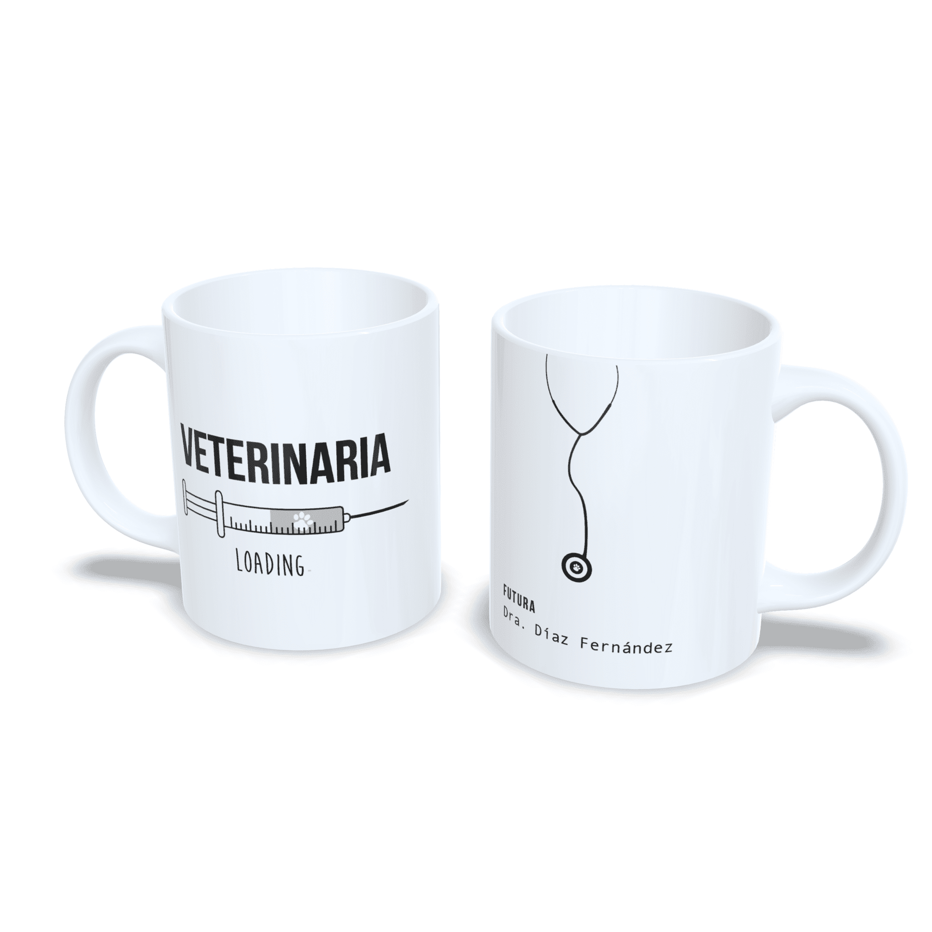 Taza personalizada regalo para estudiantes universitarios de veterinaria - 9