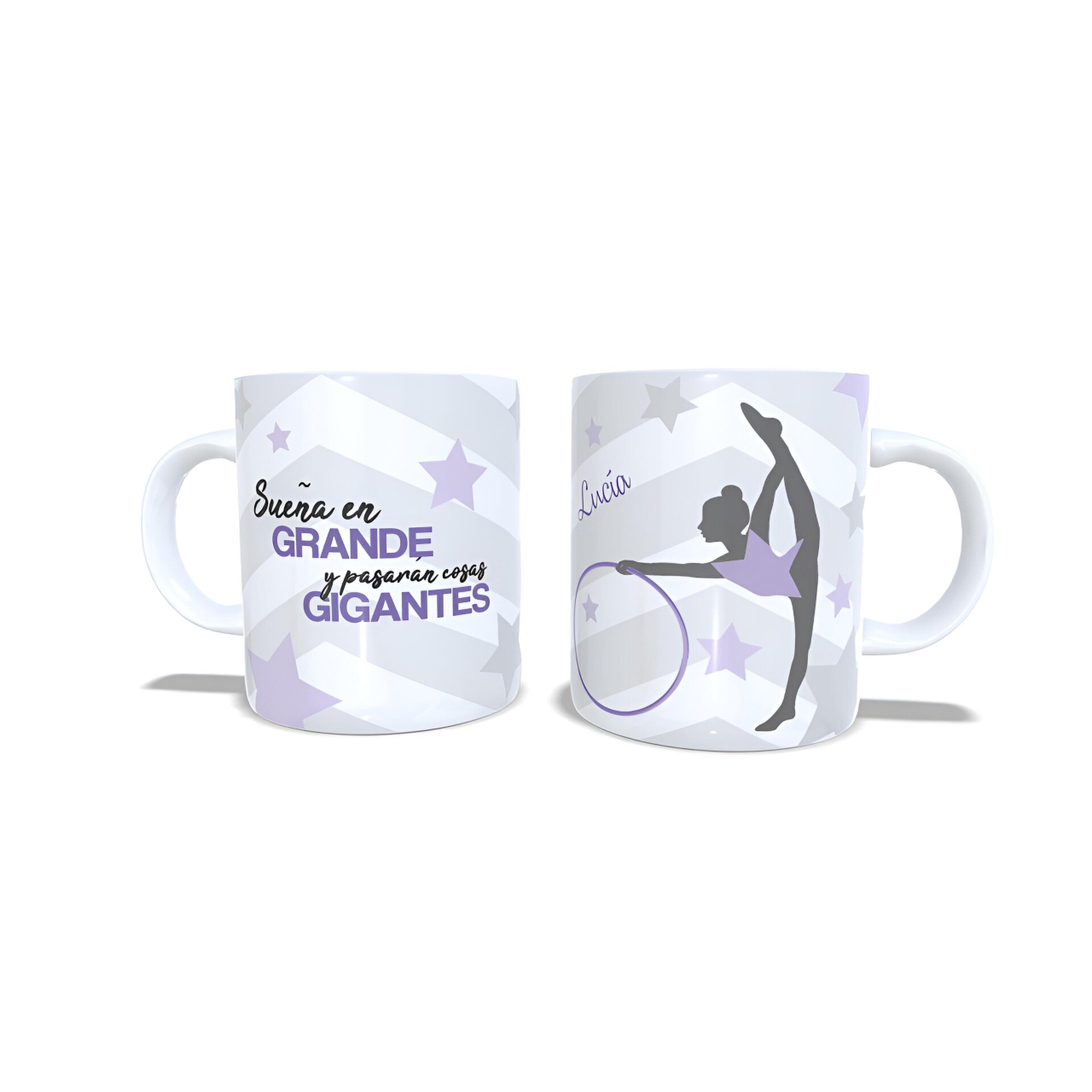 Taza personalizada Gimnasia Rítmica Aro Sueña en grande regalo gimnastas - 4