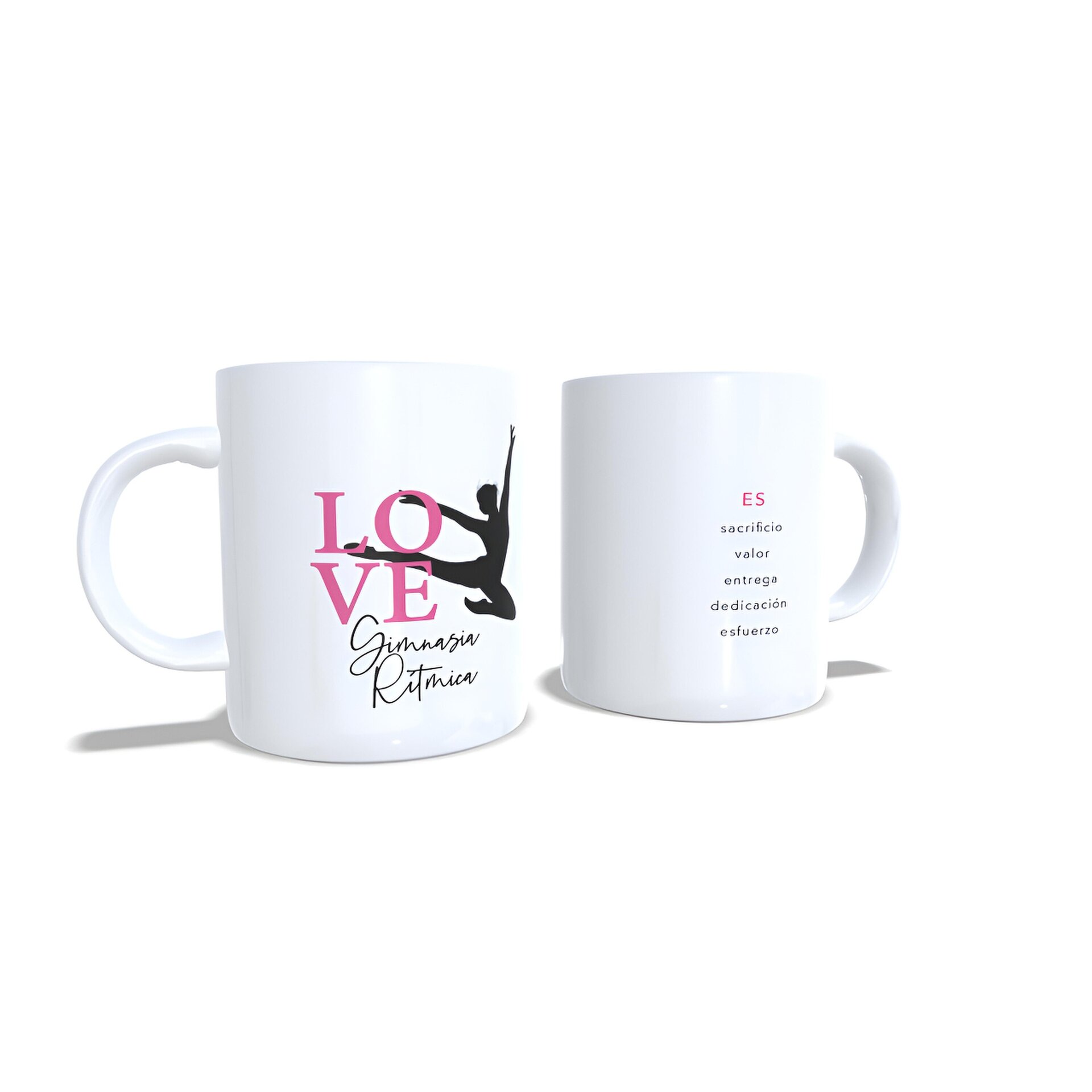 Taza personalizada Gimnasia Rítmica LOVE Sacrificio Esfuerzo regalo gimnastas - 2