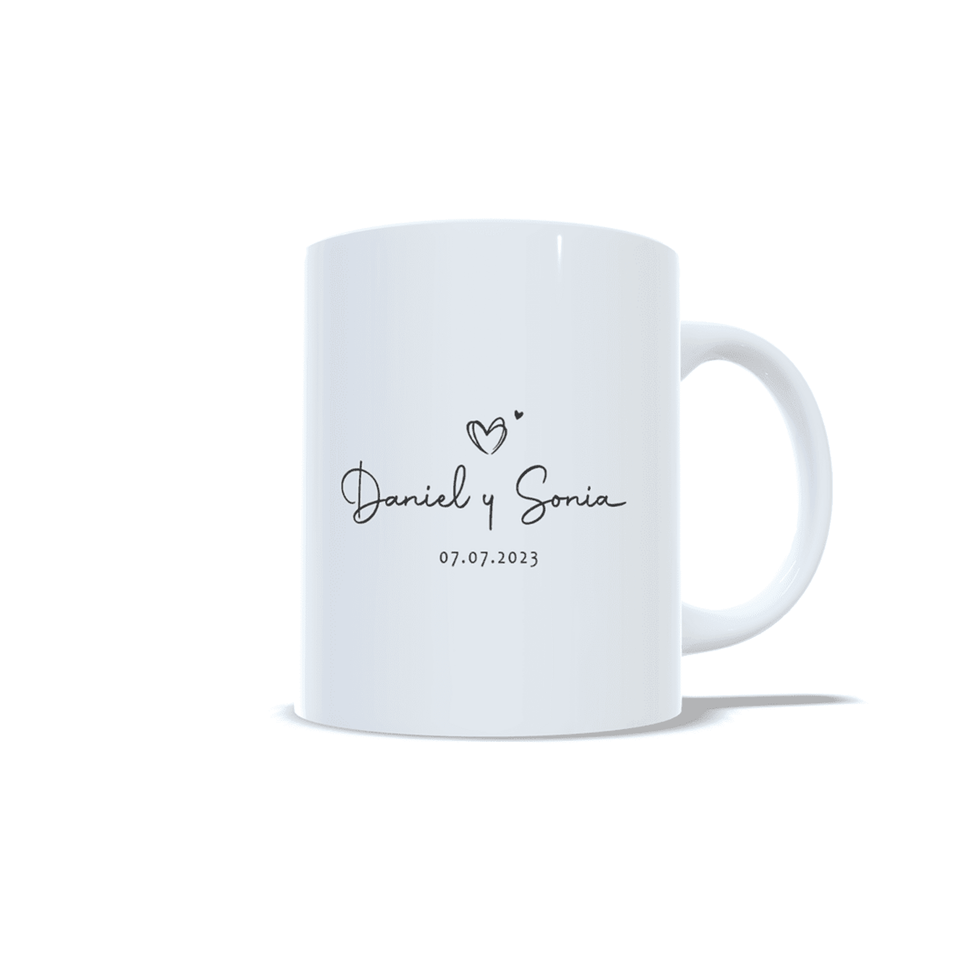 Taza personalizada para parejas aniversario san Valentin regalo novio novia 2 - 3