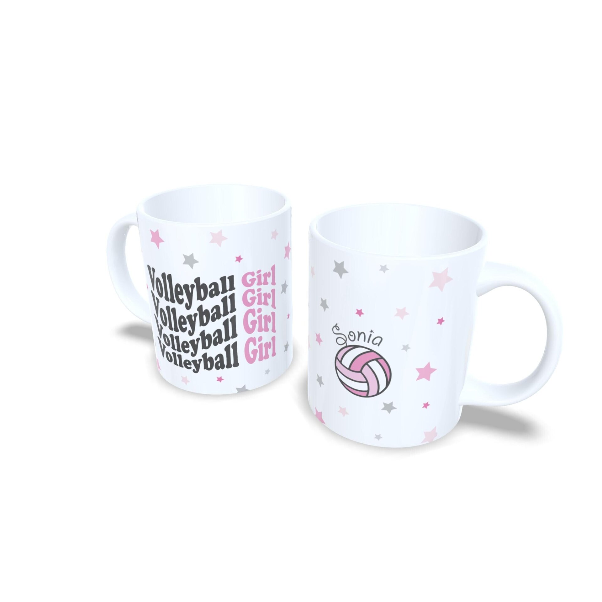 Taza personalizada voleibol para chicas jugadoras de vóley regalo original - 4